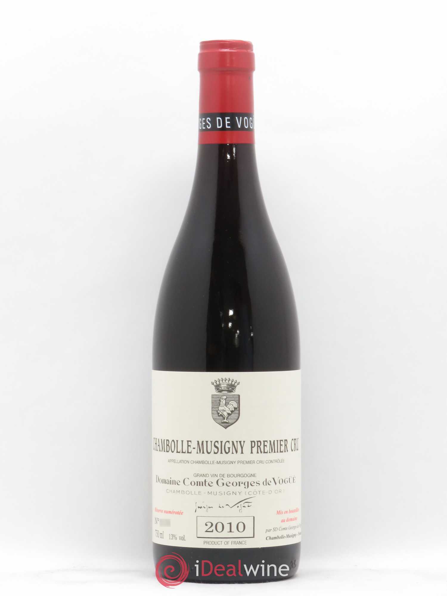 Chambolle-Musigny 1er Cru Comte Georges de Vogüé 2010 - Lot de 1 bouteille - 0