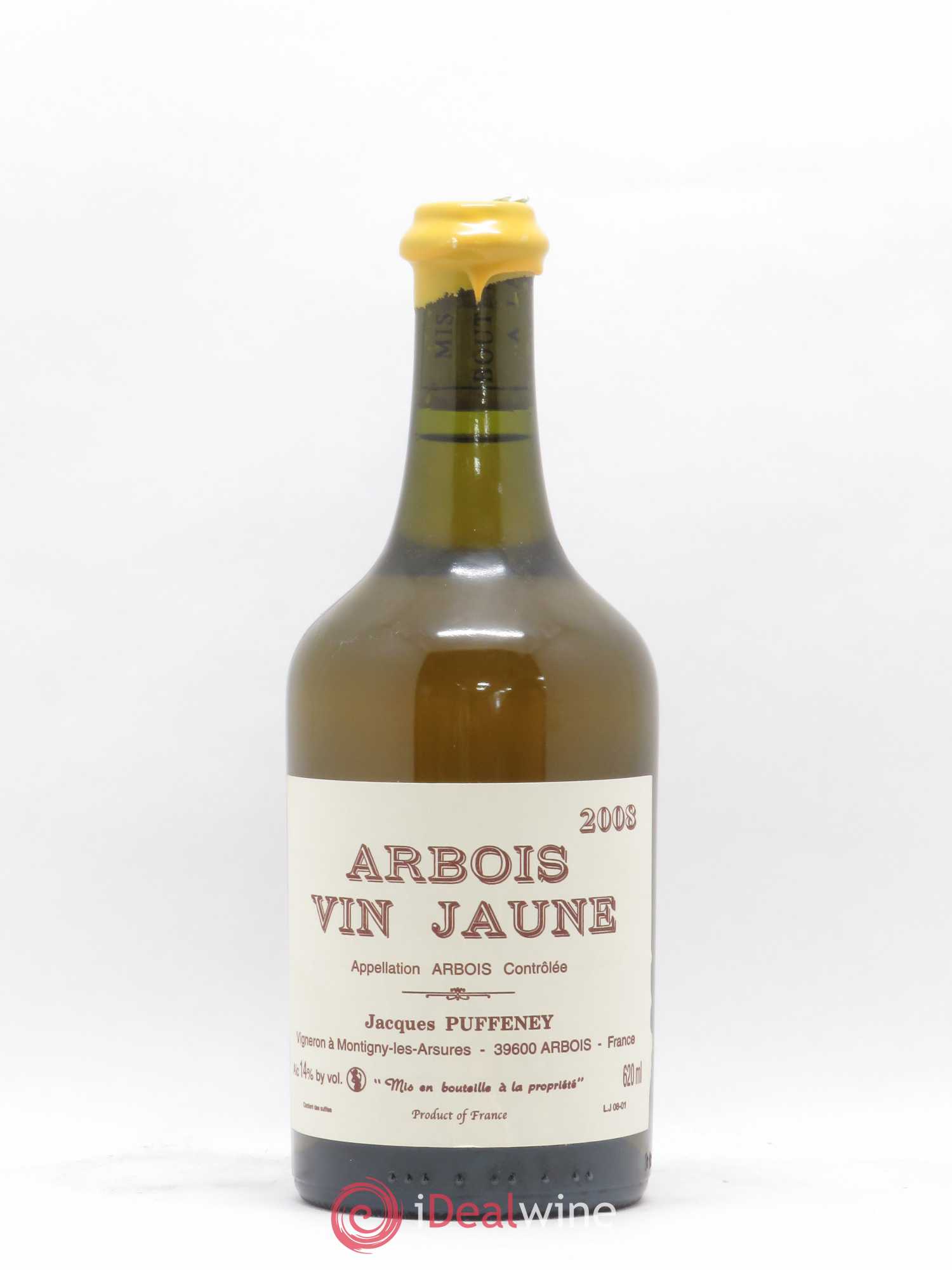 Arbois Vin Jaune Jacques Puffeney 2008 - Lot de 1 bouteille - 0