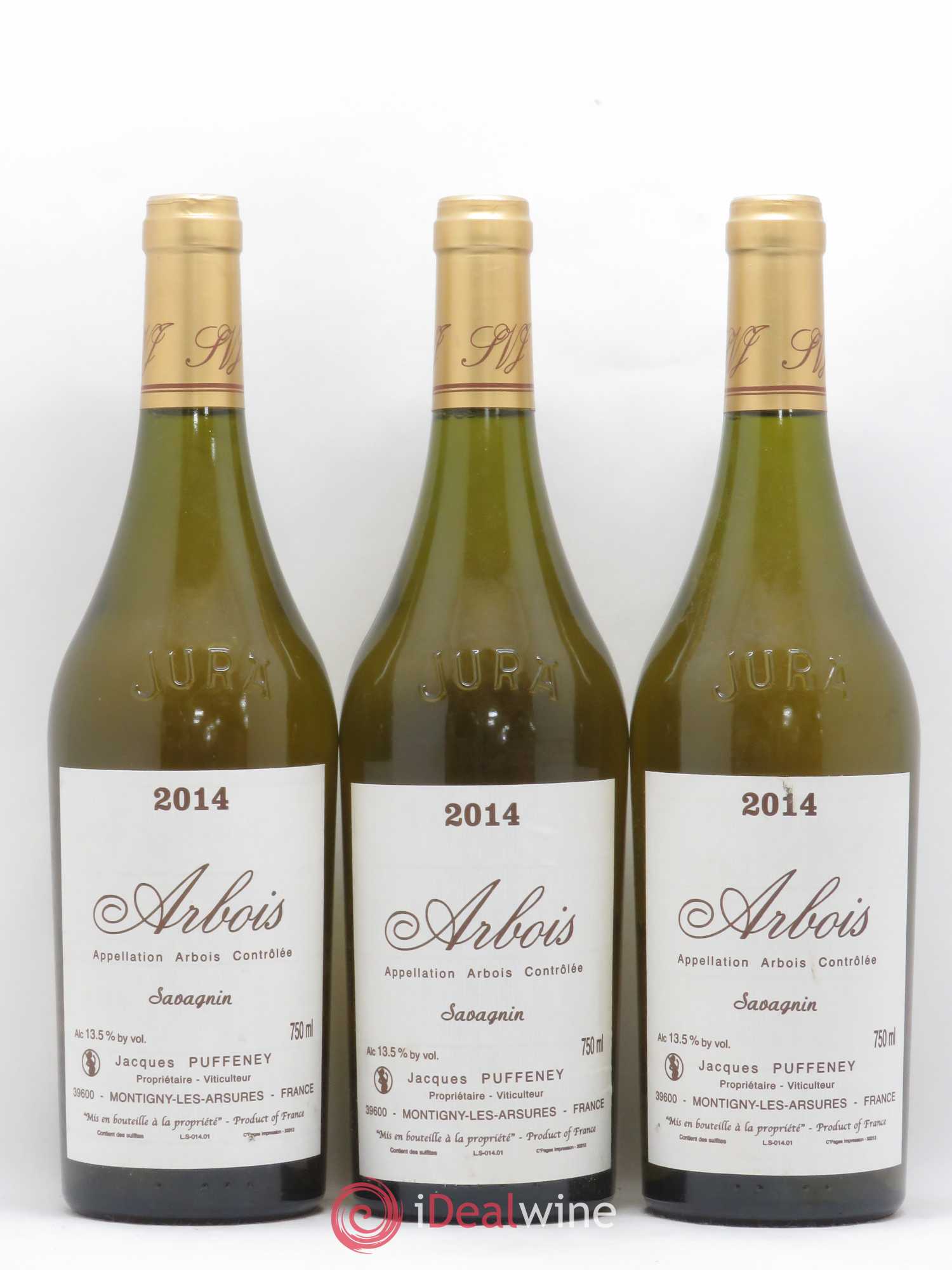 Arbois Savagnin Jacques Puffeney 2014 - Lot de 3 bouteilles - 0