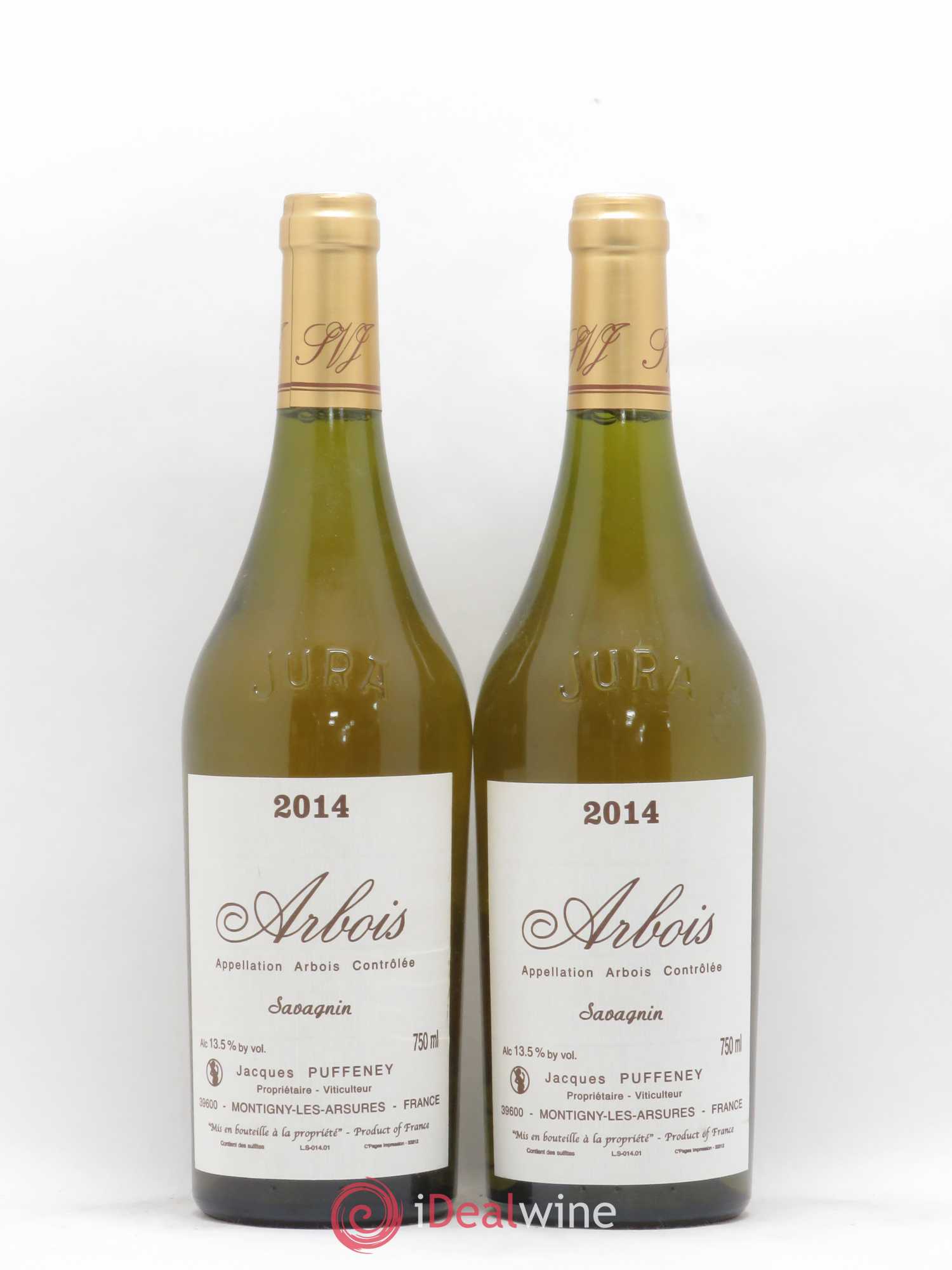 Arbois Savagnin Jacques Puffeney 2014 - Lot de 2 bouteilles - 0