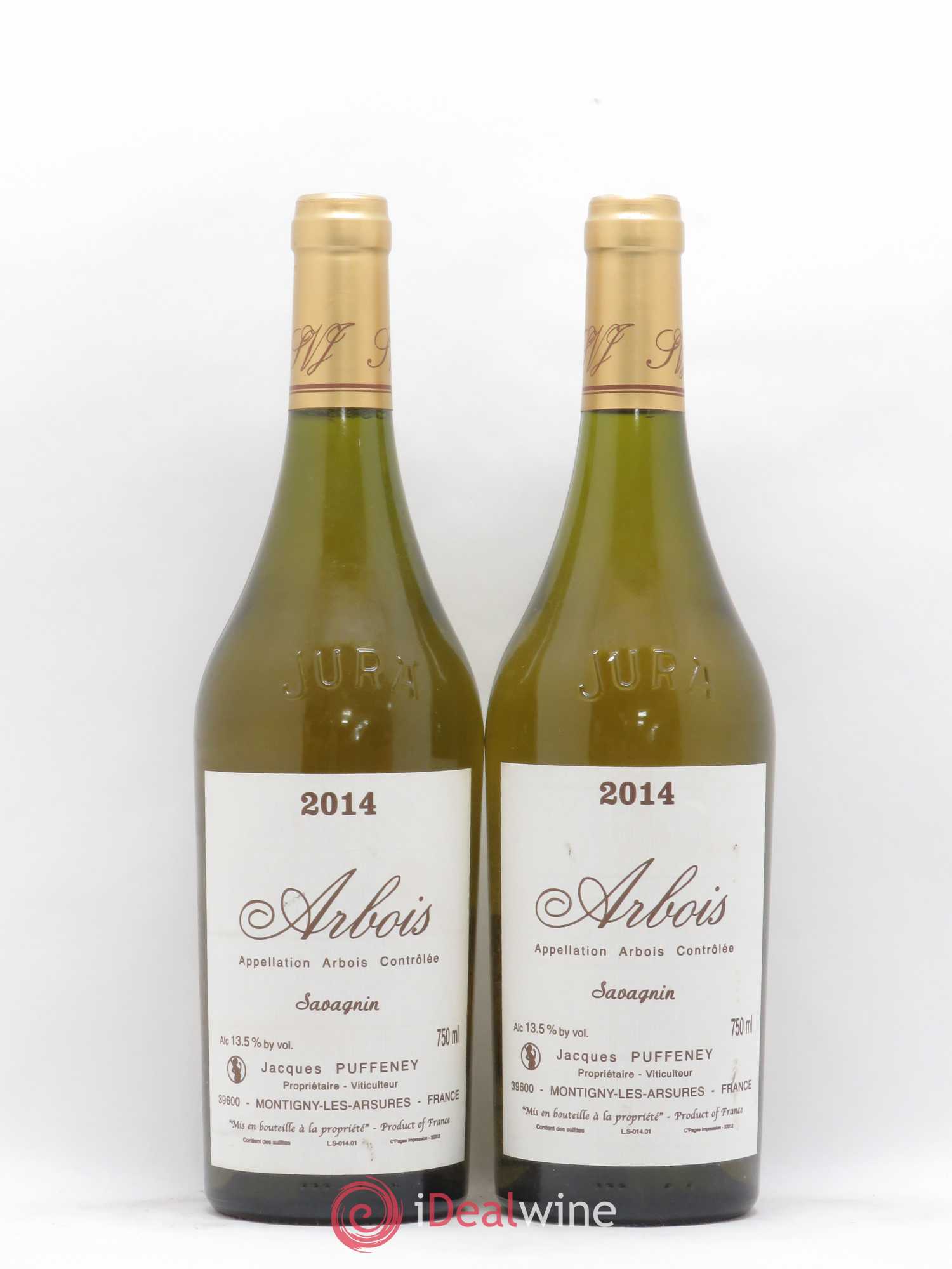 Arbois Savagnin Jacques Puffeney 2014 - Lot de 2 bouteilles - 0