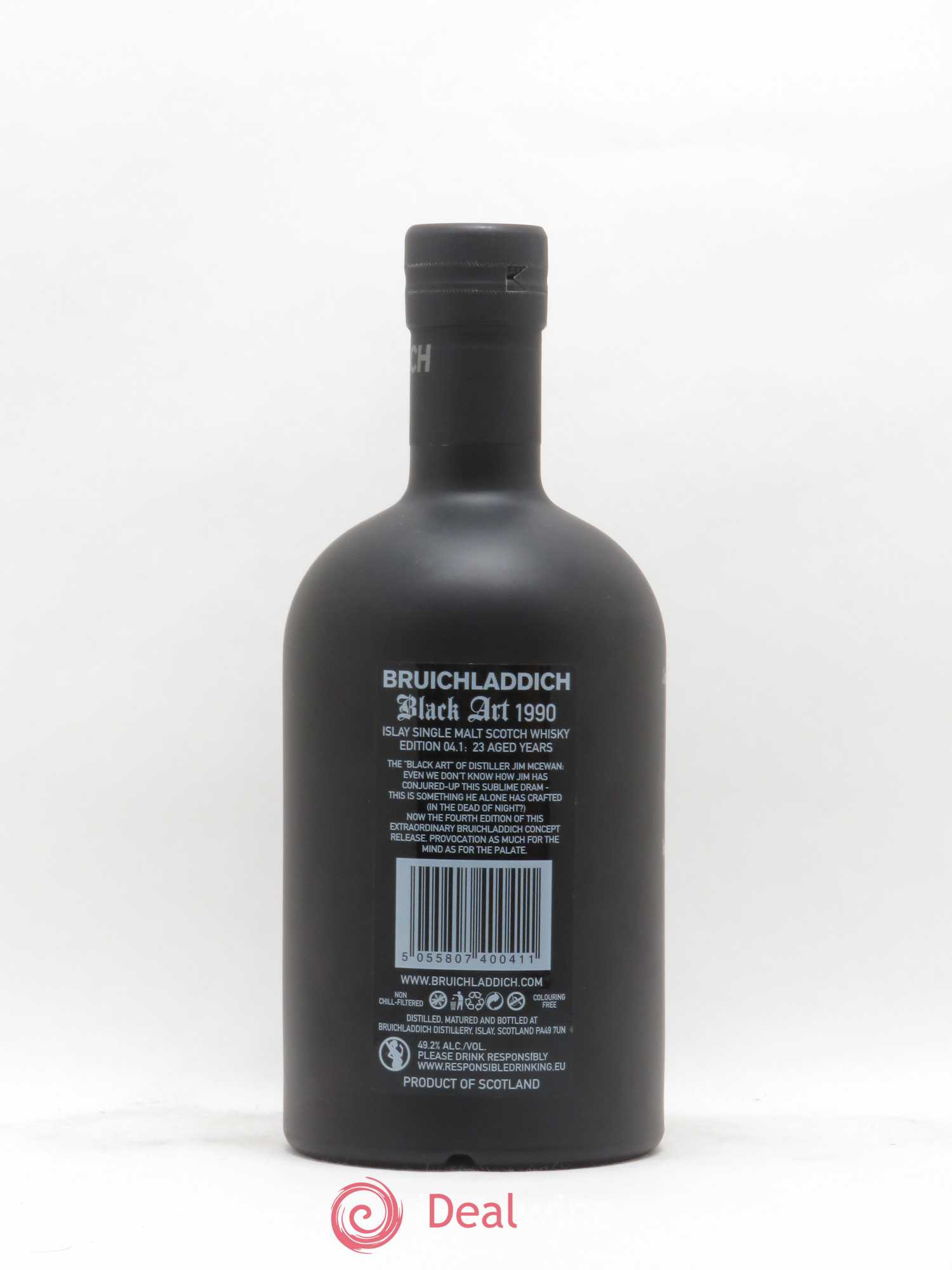 Whisky Ecossais Bruichladdich Black Art 4.1th Edition 23 Year Old Islay Single Malt 1990 - Lot de 1 bouteille - 1