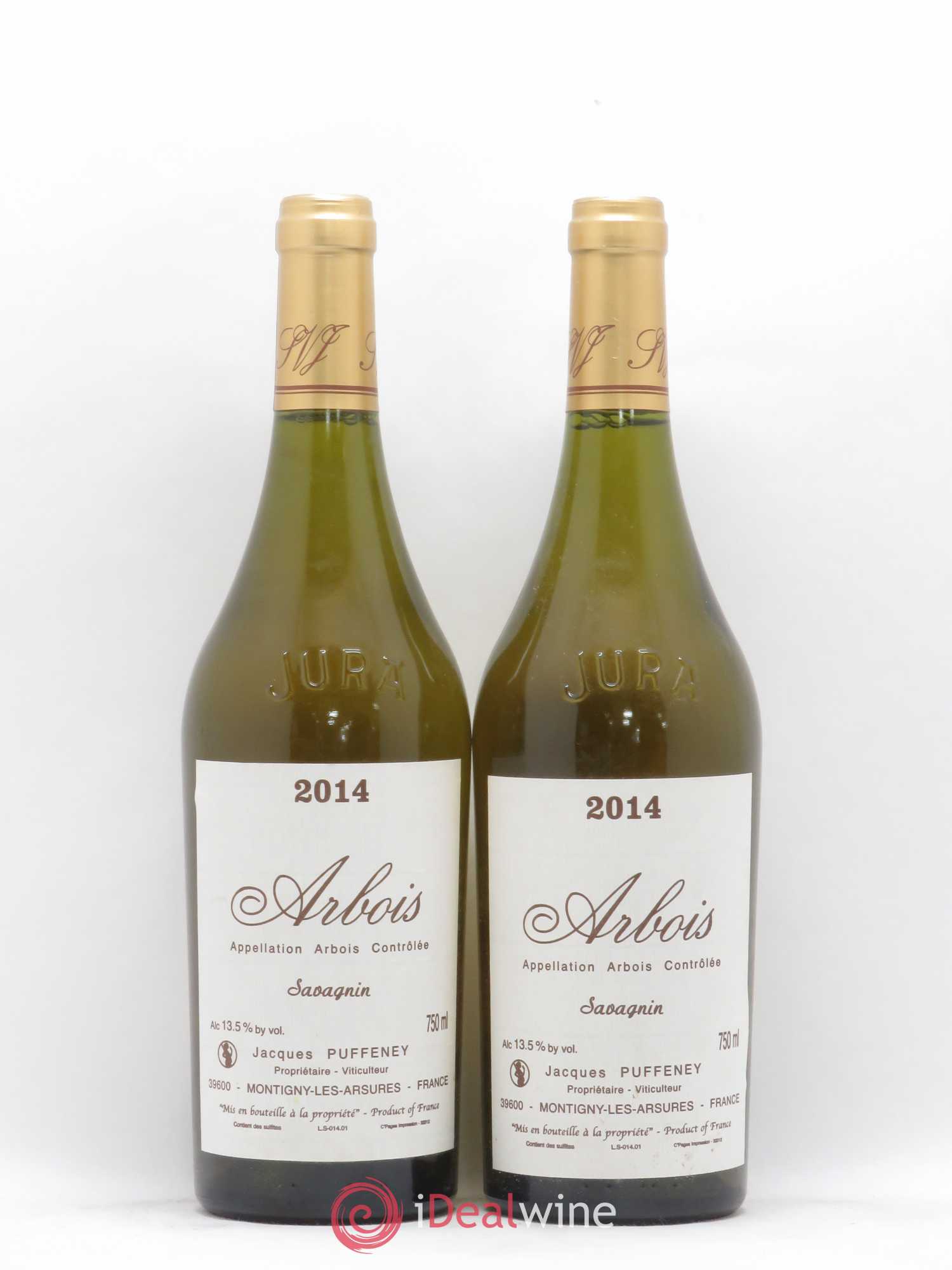 Arbois Savagnin Jacques Puffeney 2014 - Lot de 2 bouteilles - 0