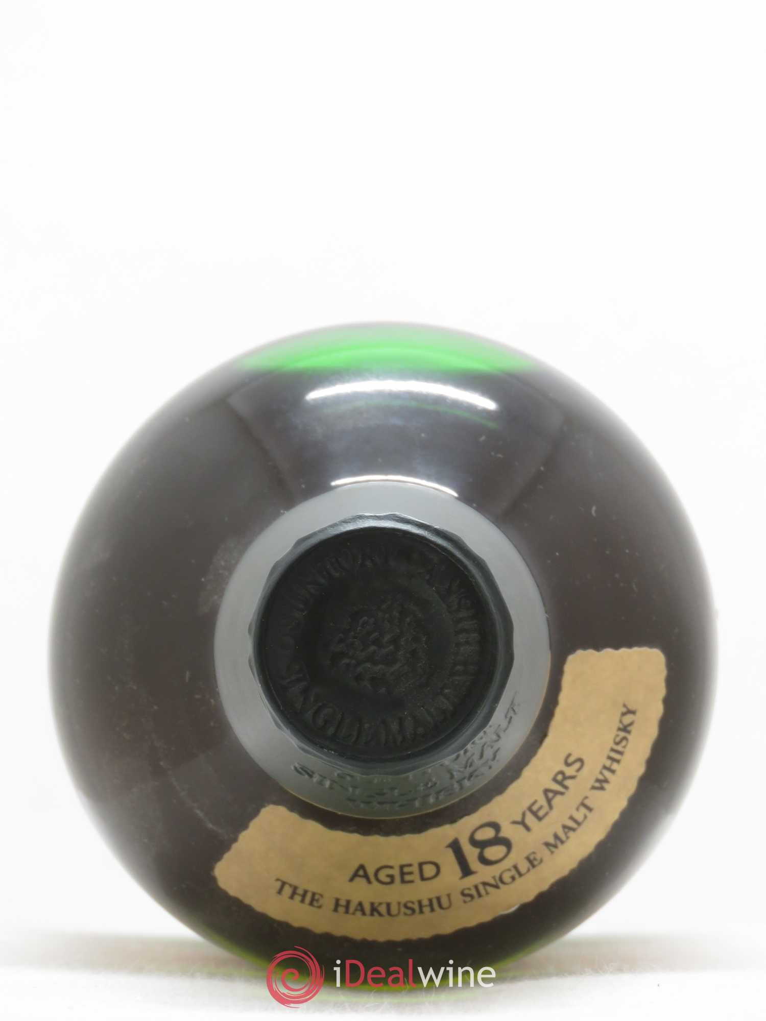 Whisky Hakushu Single Malt 18 ans d'age - Lot de 1 bouteille - 2