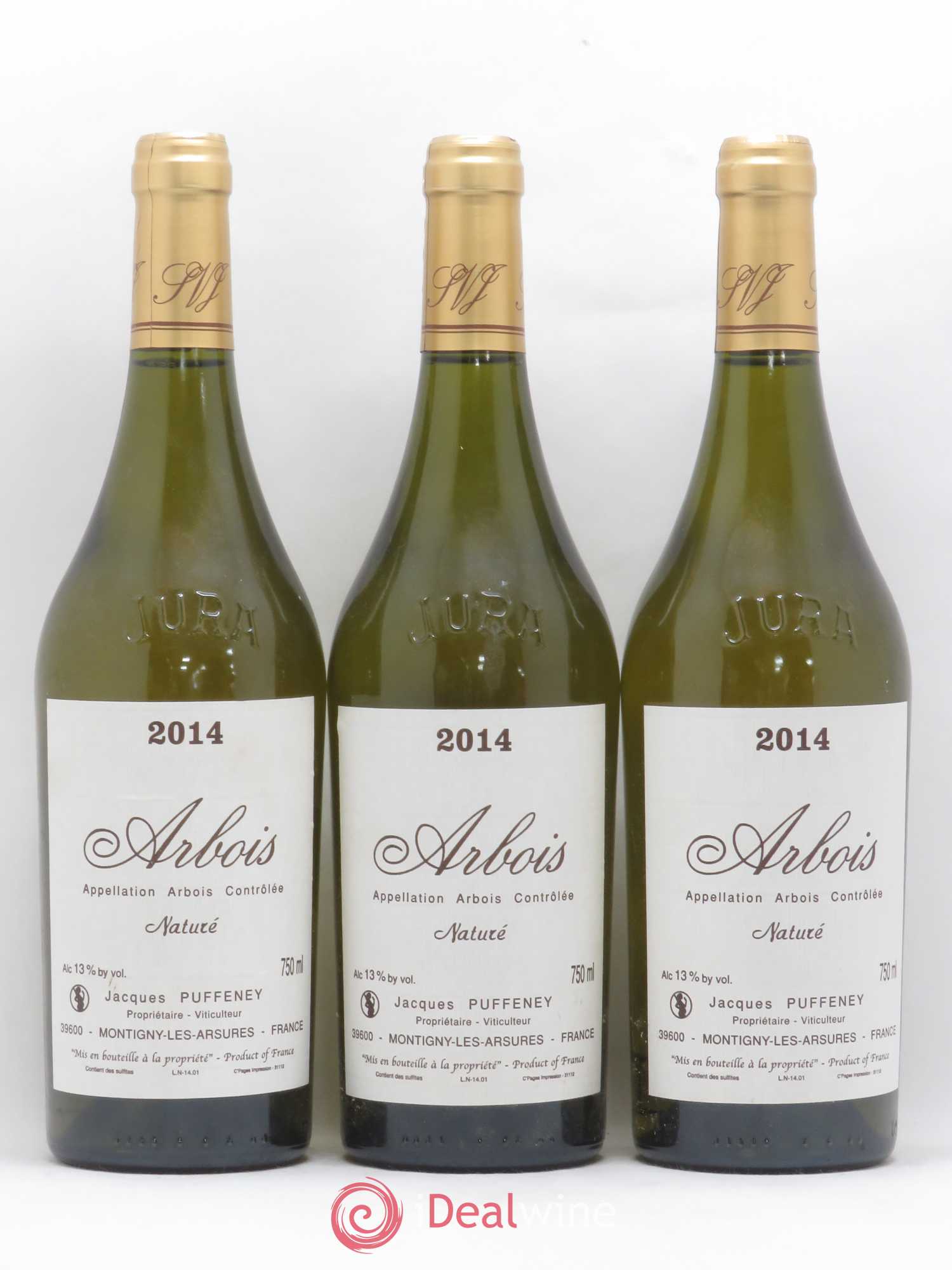 Arbois Naturé Jacques Puffeney 2014 - Lot de 3 bouteilles - 0