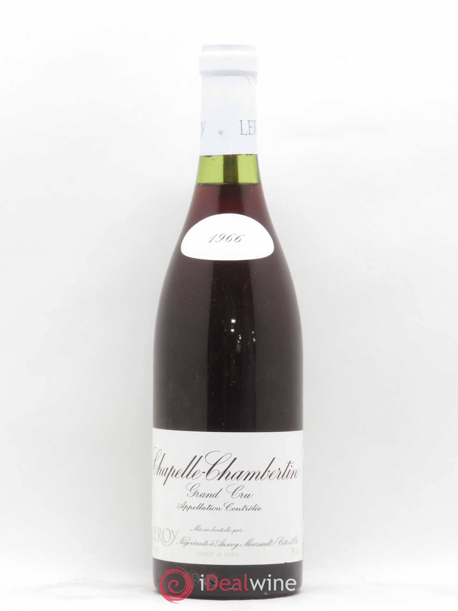 Chapelle-Chambertin Grand Cru Leroy 1966 - Lot de 1 bouteille - 0