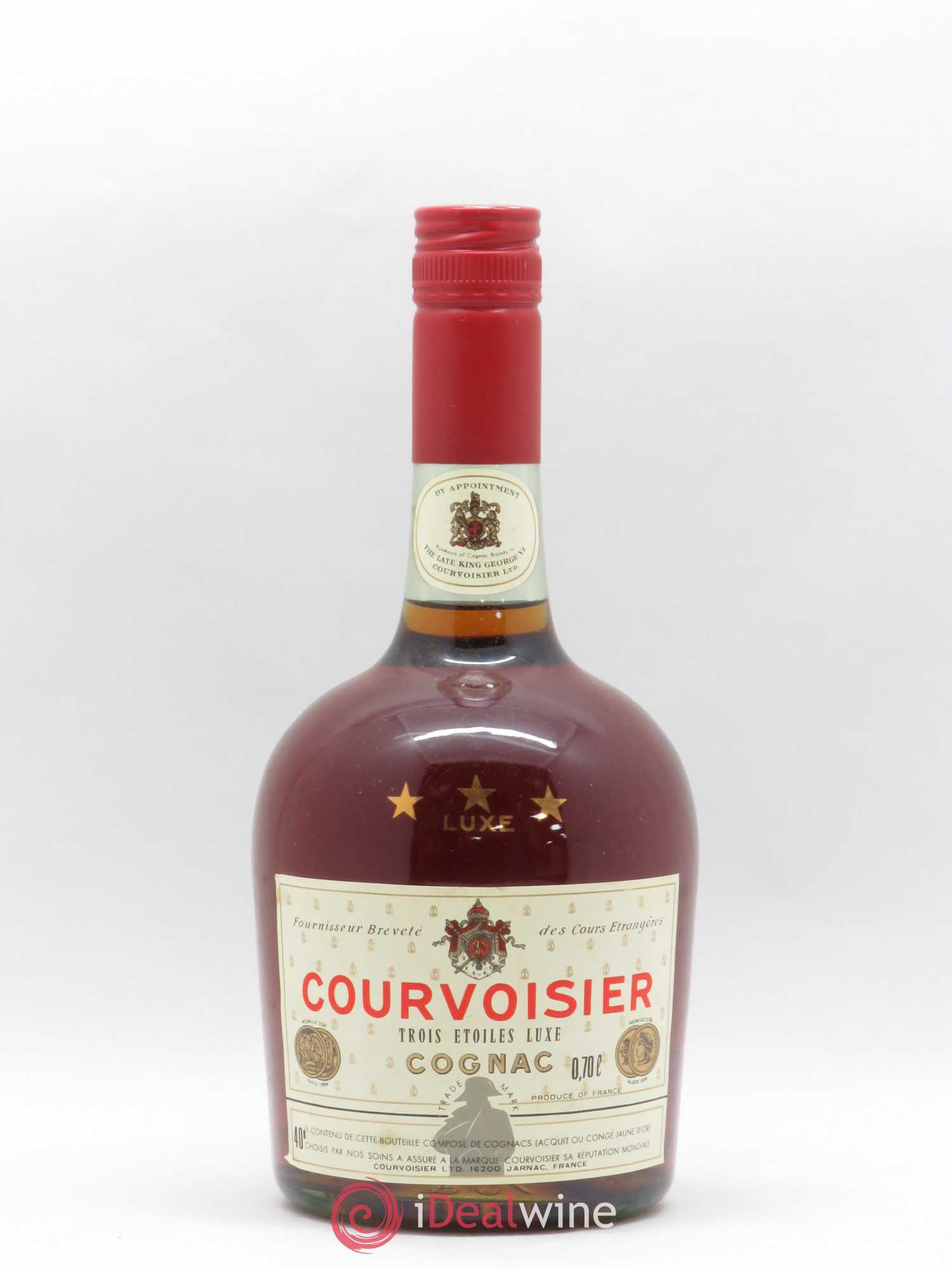 Cognac Courvoisier Trois Etoiles Luxe - Lot de 1 bouteille - 0