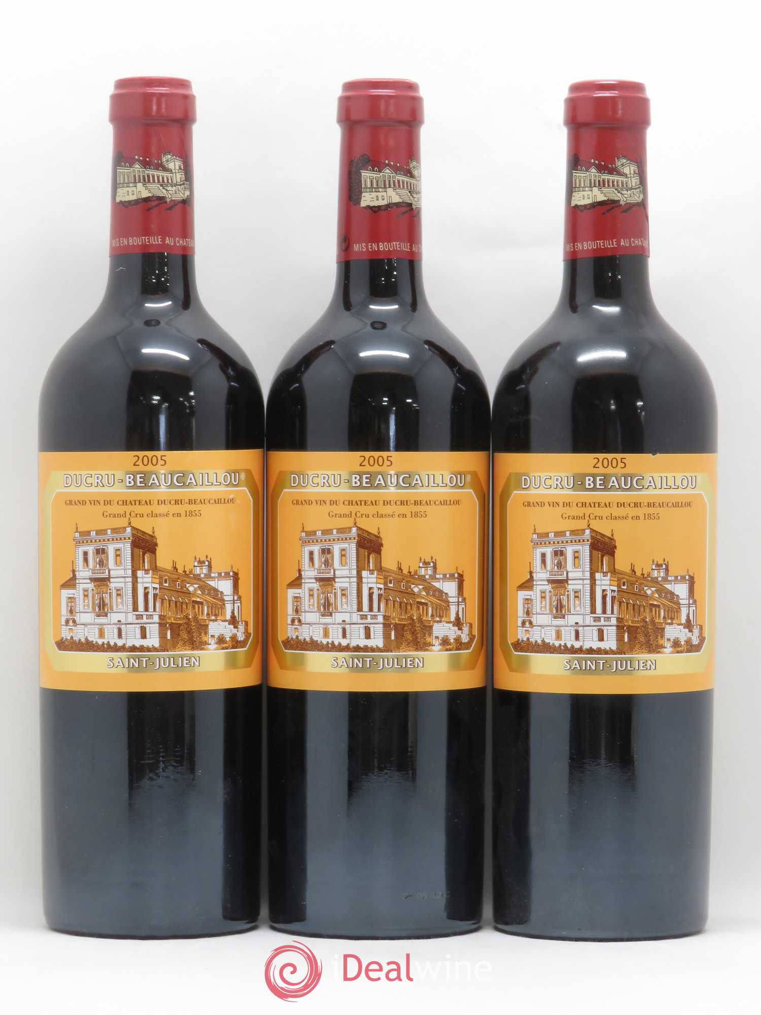 Château Ducru Beaucaillou 2ème Grand Cru Classé 2005 - Lot de 3 bouteilles - 0