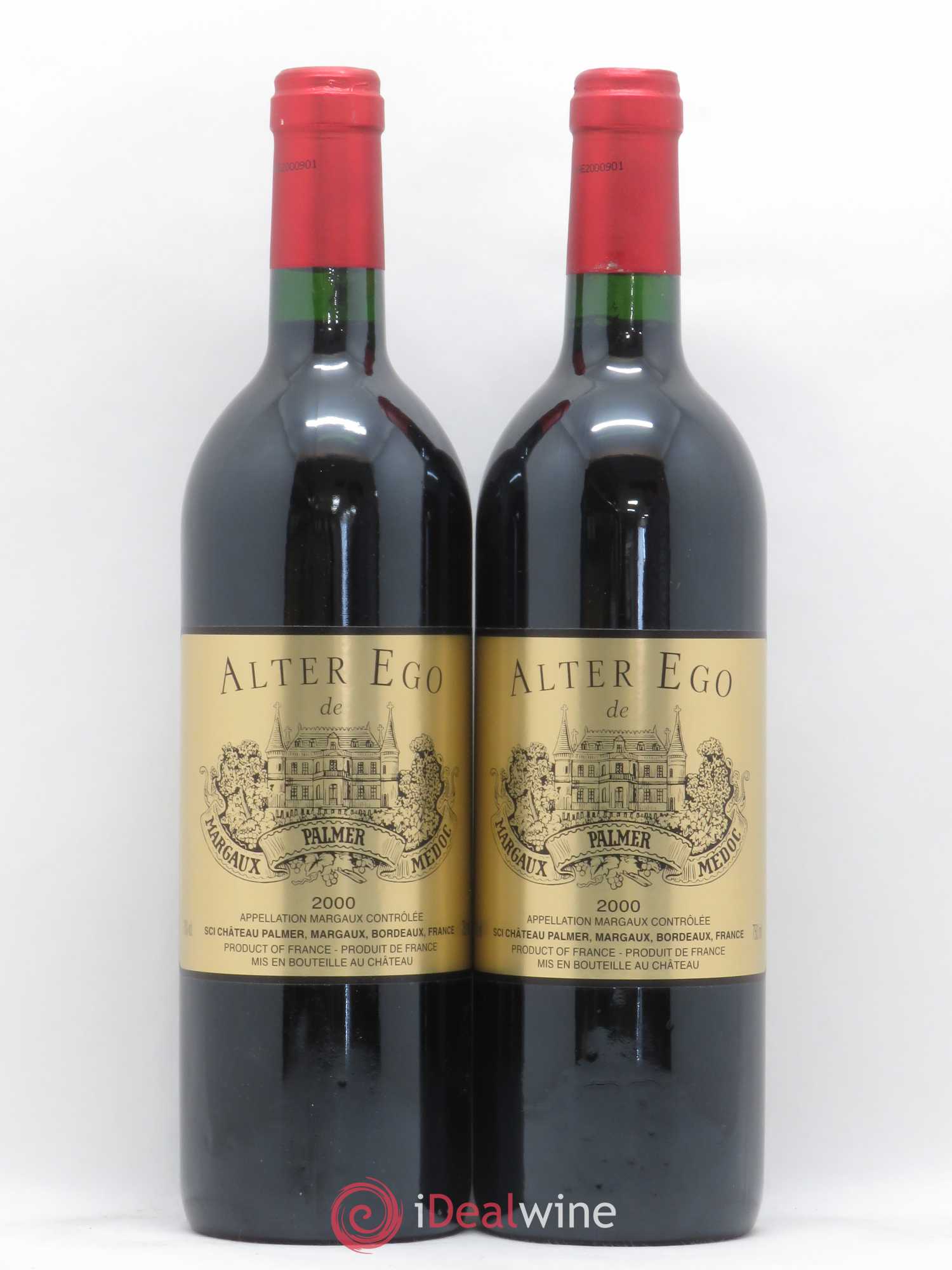Alter Ego de Palmer Second Vin 2000 - Lot de 2 bouteilles - 0