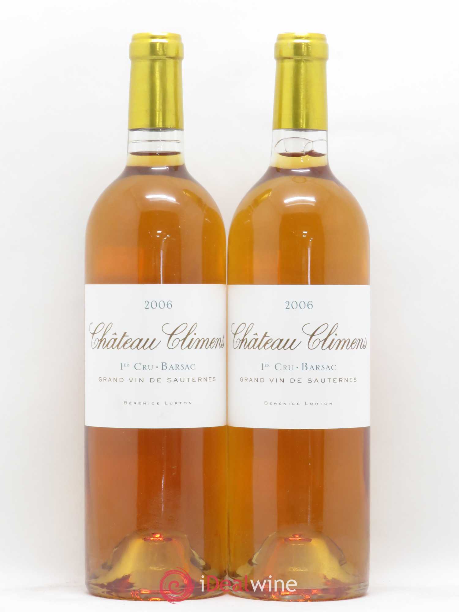 Château Climens 1er Grand Cru Classé 2006 - Lotto di 2 bottiglie - 0