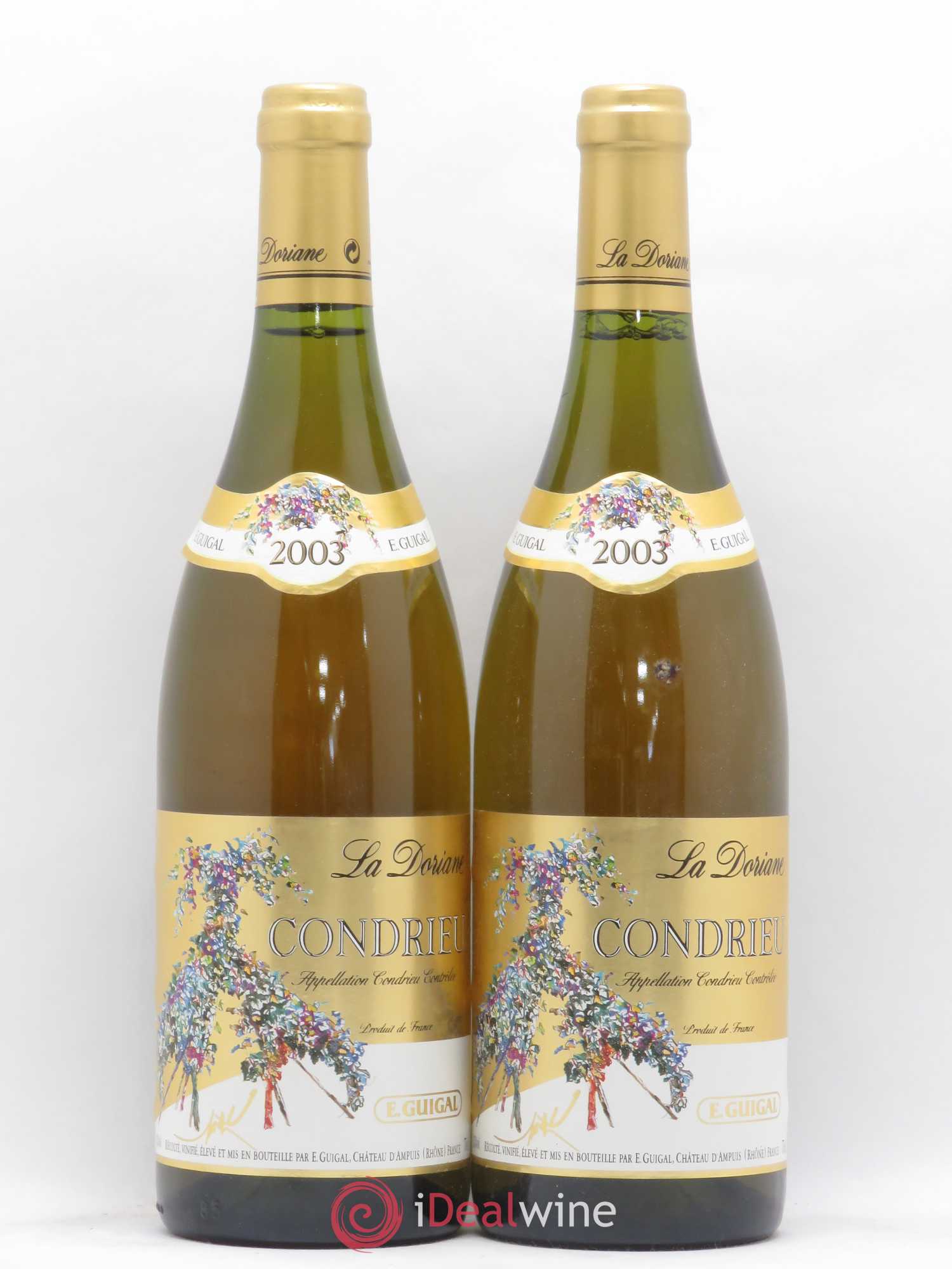 Condrieu La Doriane Guigal 2003 - Lot de 2 bouteilles - 0