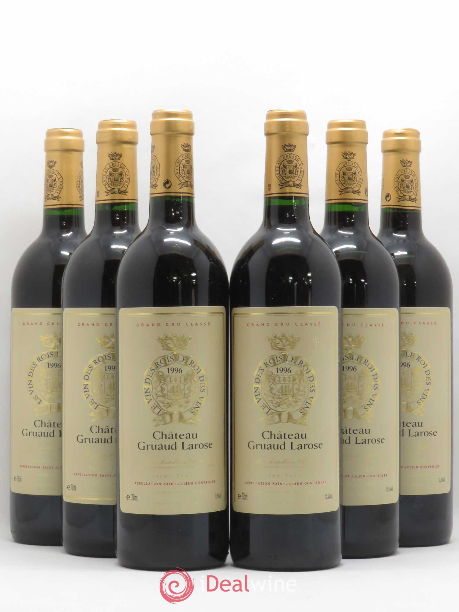 Château Gruaud Larose 2ème Grand Cru Classé 1996 - Lot de 6 bouteilles - 0