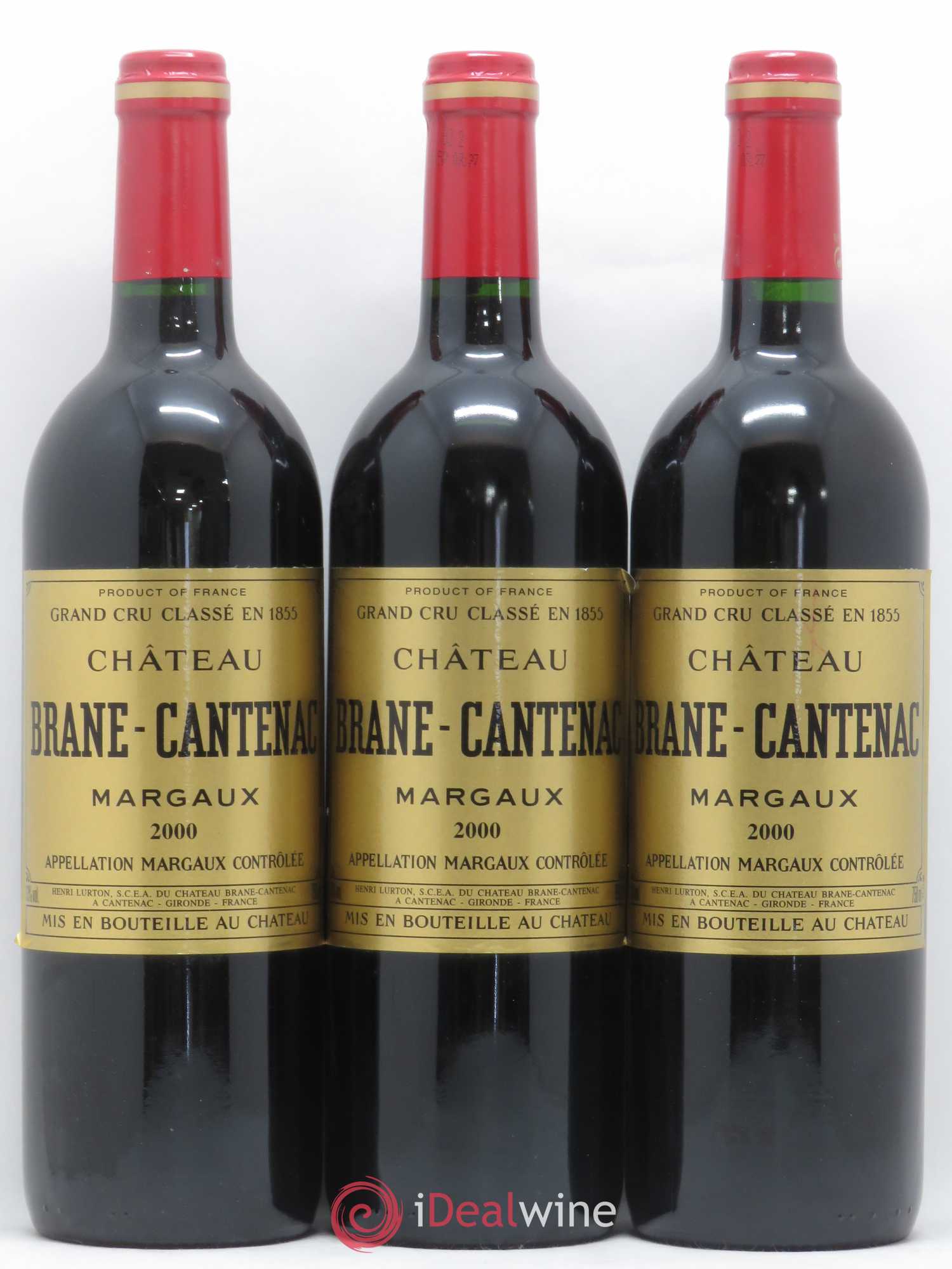 Château Brane Cantenac 2ème Grand Cru Classé 2000 - Lot de 6 bouteilles - 2