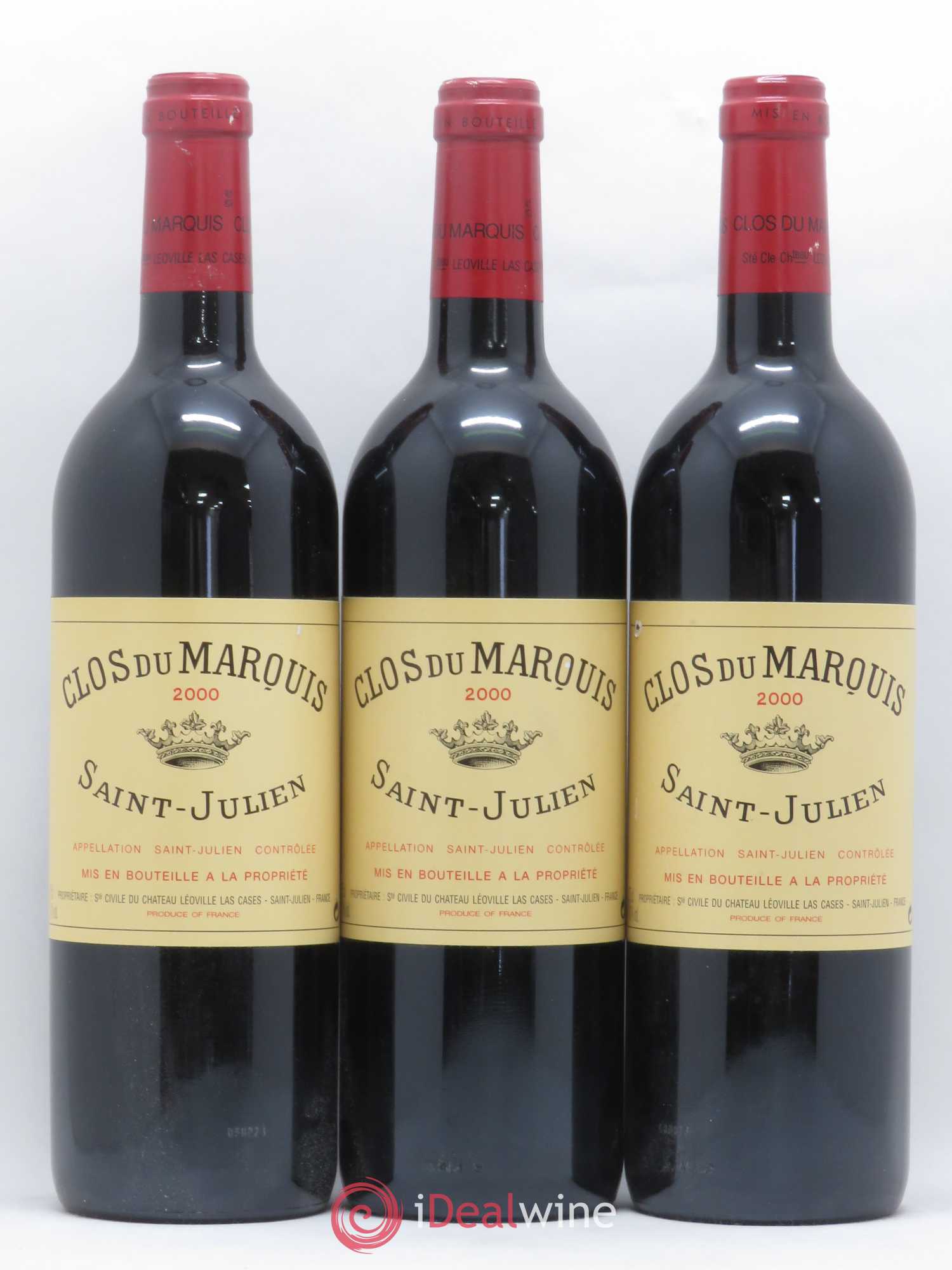 Clos du Marquis 2000 - Lot de 6 bouteilles - 1