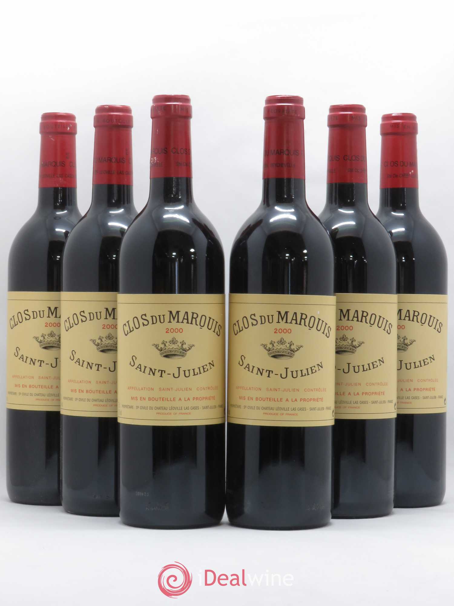 Clos du Marquis 2000 - Lot de 6 bouteilles - 0