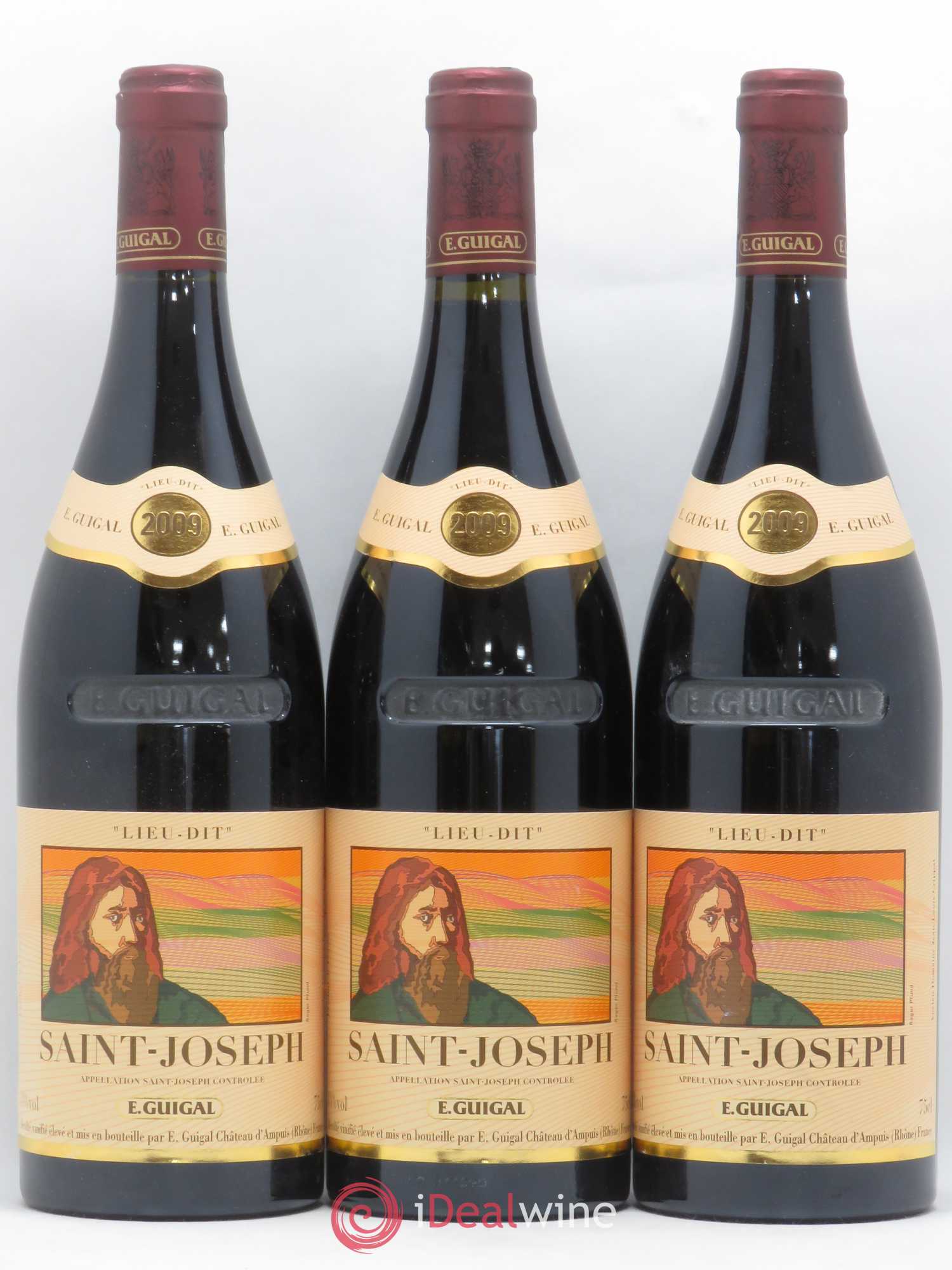 Saint-Joseph Lieu-dit Saint-Joseph Guigal 2009 - Lot de 3 bouteilles - 0