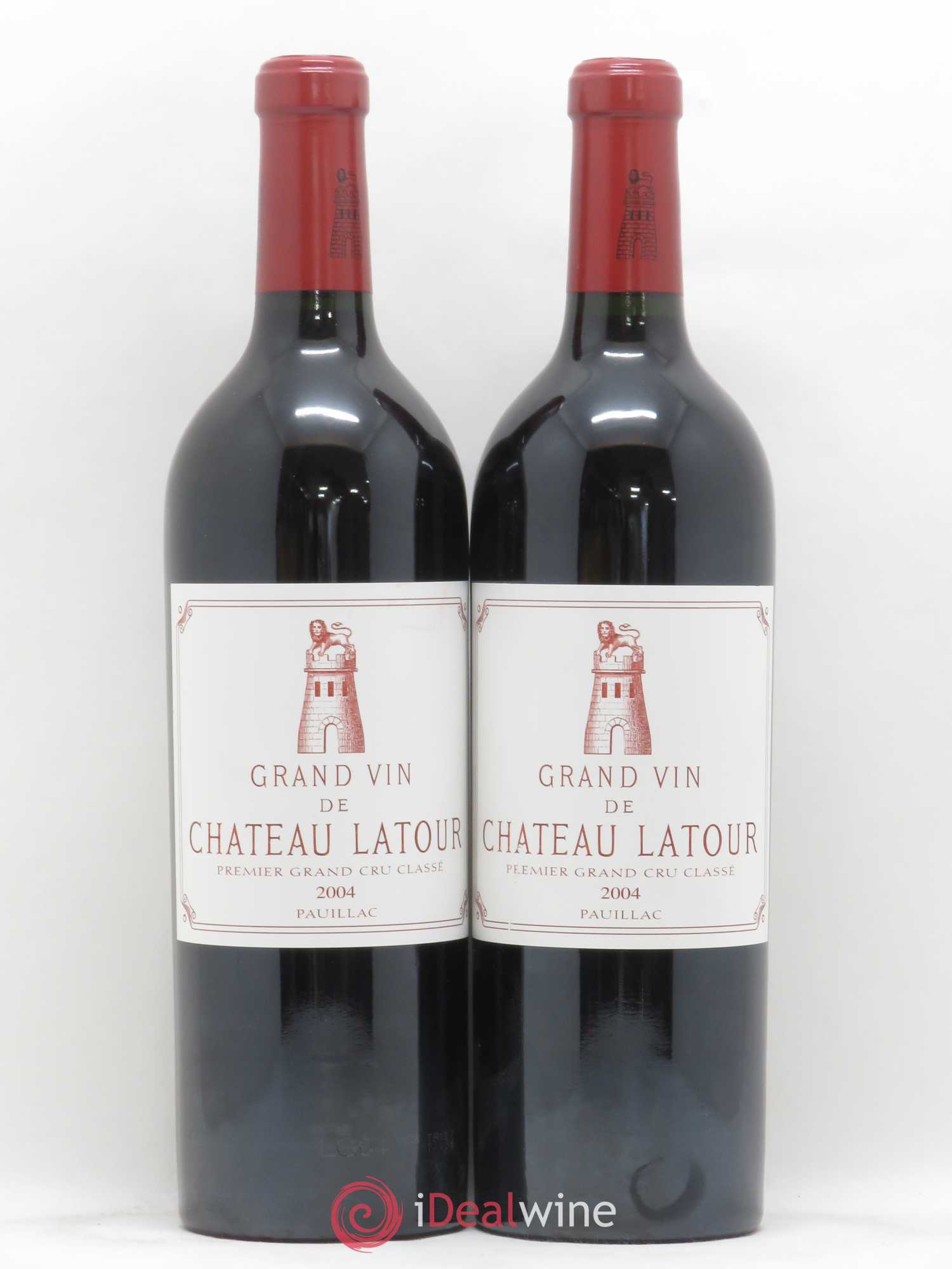 Château Latour 1er Grand Cru Classé 2004 - Lot de 2 bouteilles - 0