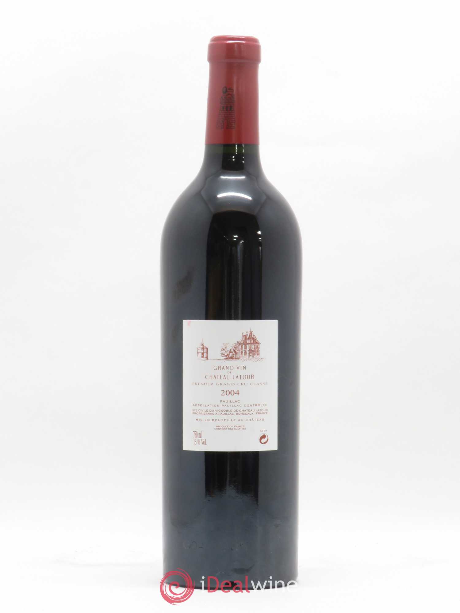 Château Latour 1er Grand Cru Classé 2004 - Lot de 1 bouteille - 1