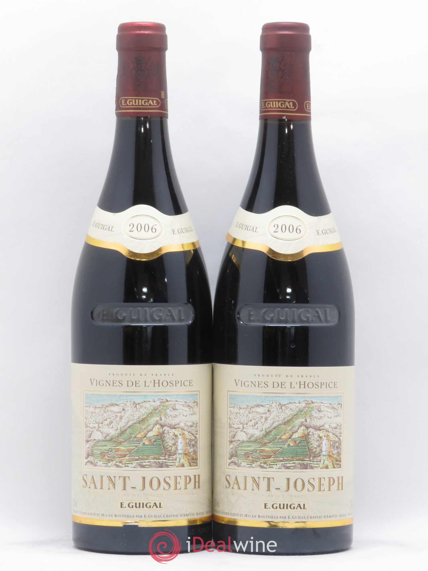 Saint-Joseph Vignes de l'Hospice Guigal 2006 - Lot de 2 bouteilles - 0