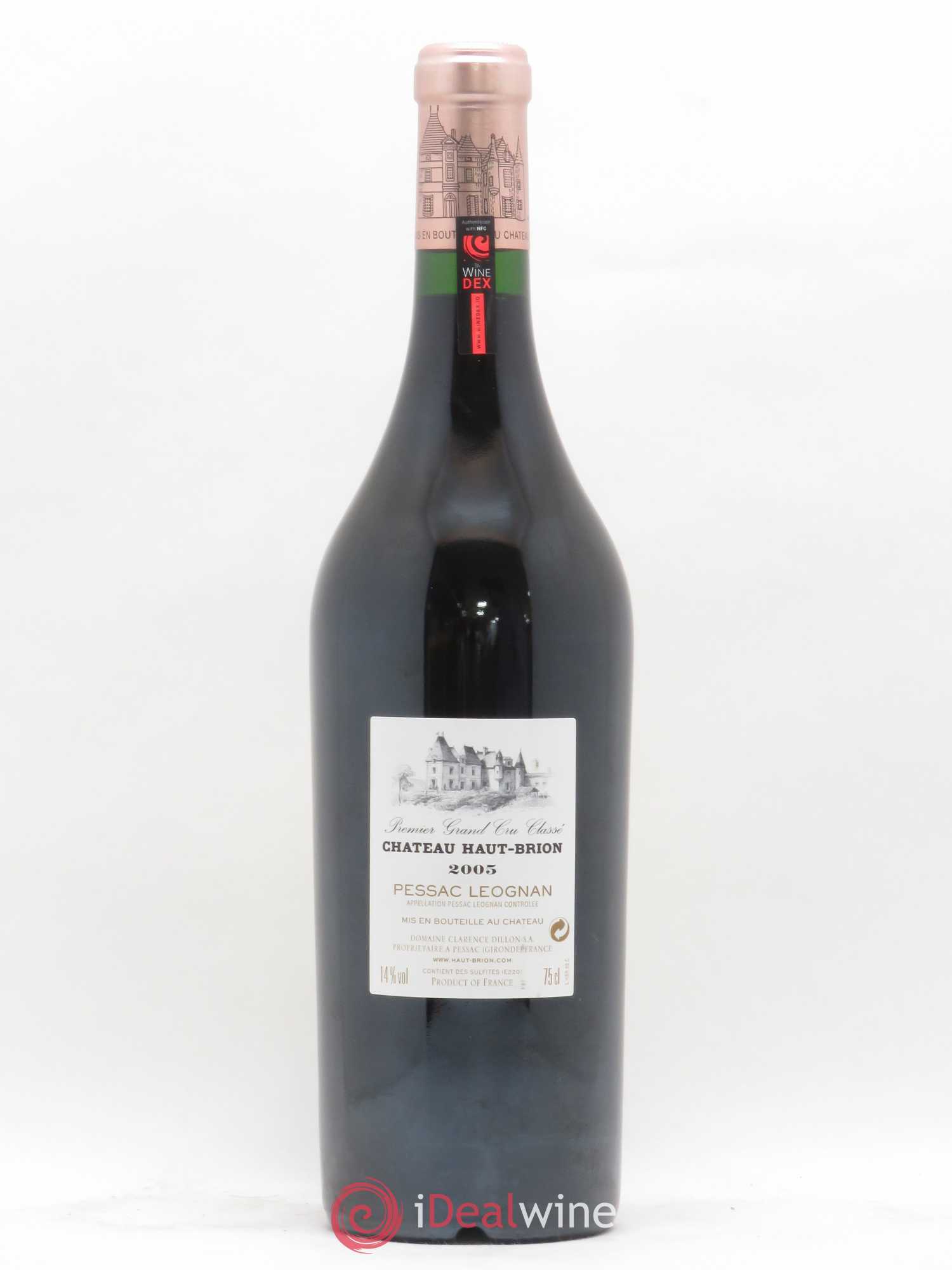 Château Haut Brion 1er Grand Cru Classé 2005 - Lot de 1 bouteille - 1