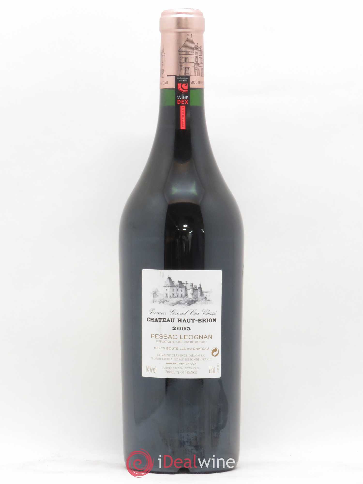 Château Haut Brion 1er Grand Cru Classé 2005 - Lot de 1 bouteille - 1