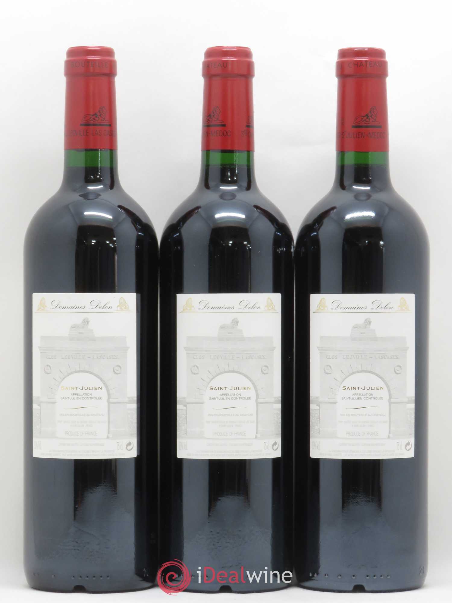 Château Léoville Las Cases 2ème Grand Cru Classé 2005 - Lot de 3 bouteilles - 1