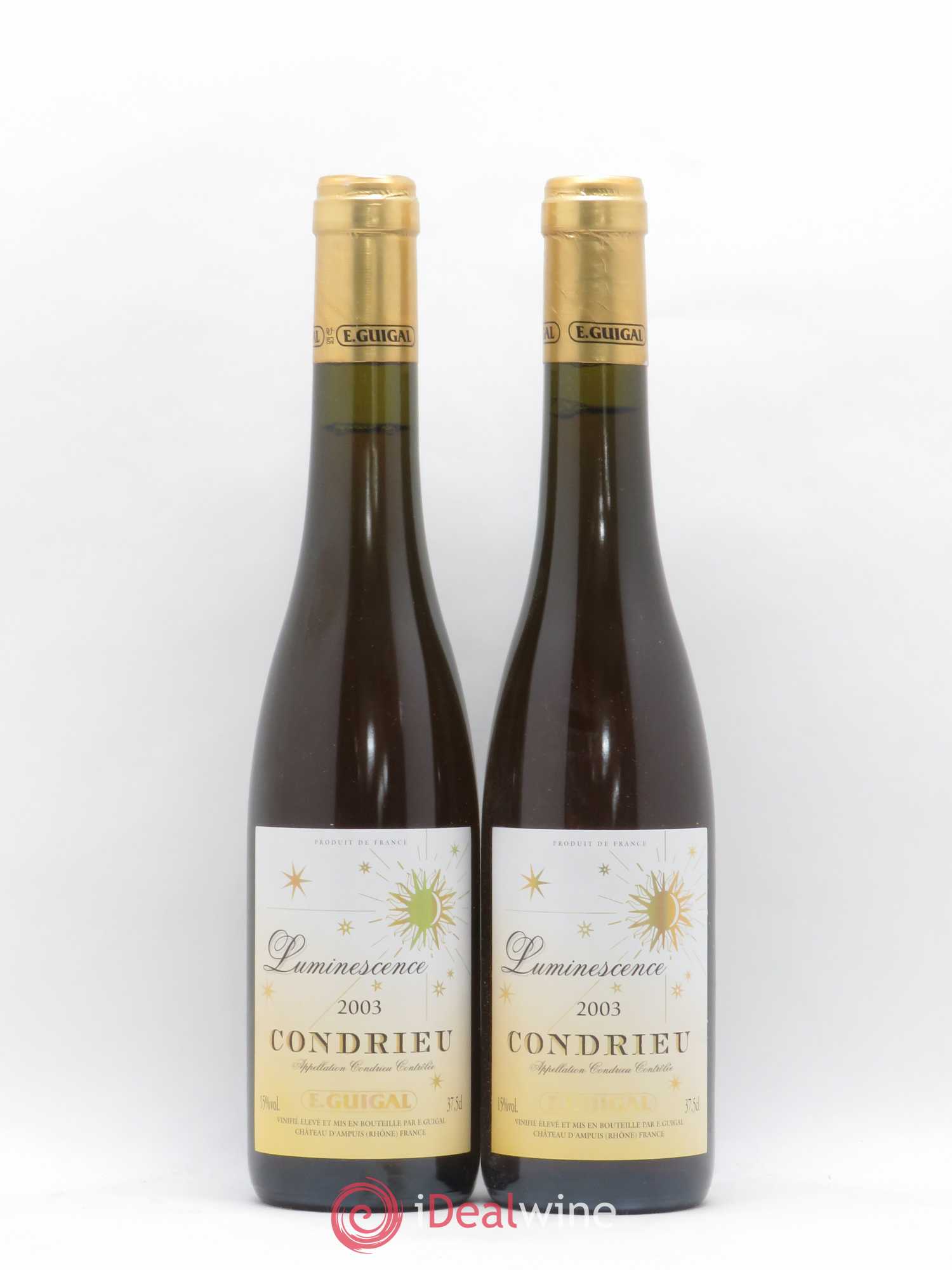 Condrieu Luminescence Guigal 2003 - Posten von 2 Demi-Flaschen - 0