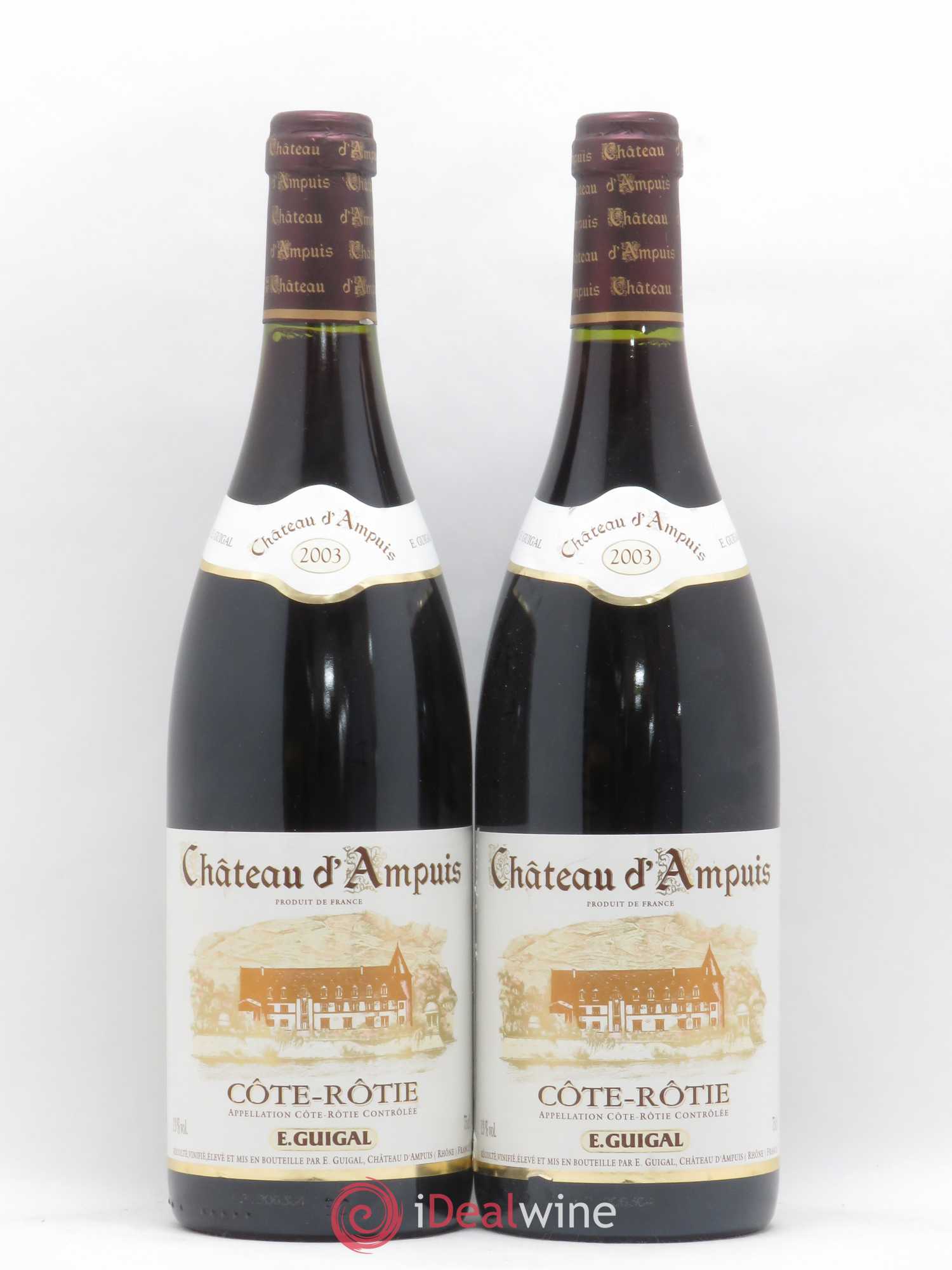 Côte-Rôtie Château d'Ampuis Guigal 2003 - Lot de 2 bouteilles - 0