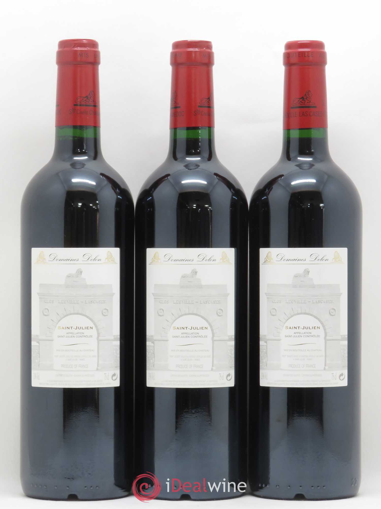 Château Léoville Las Cases 2ème Grand Cru Classé 2005 - Lot de 3 bouteilles - 1
