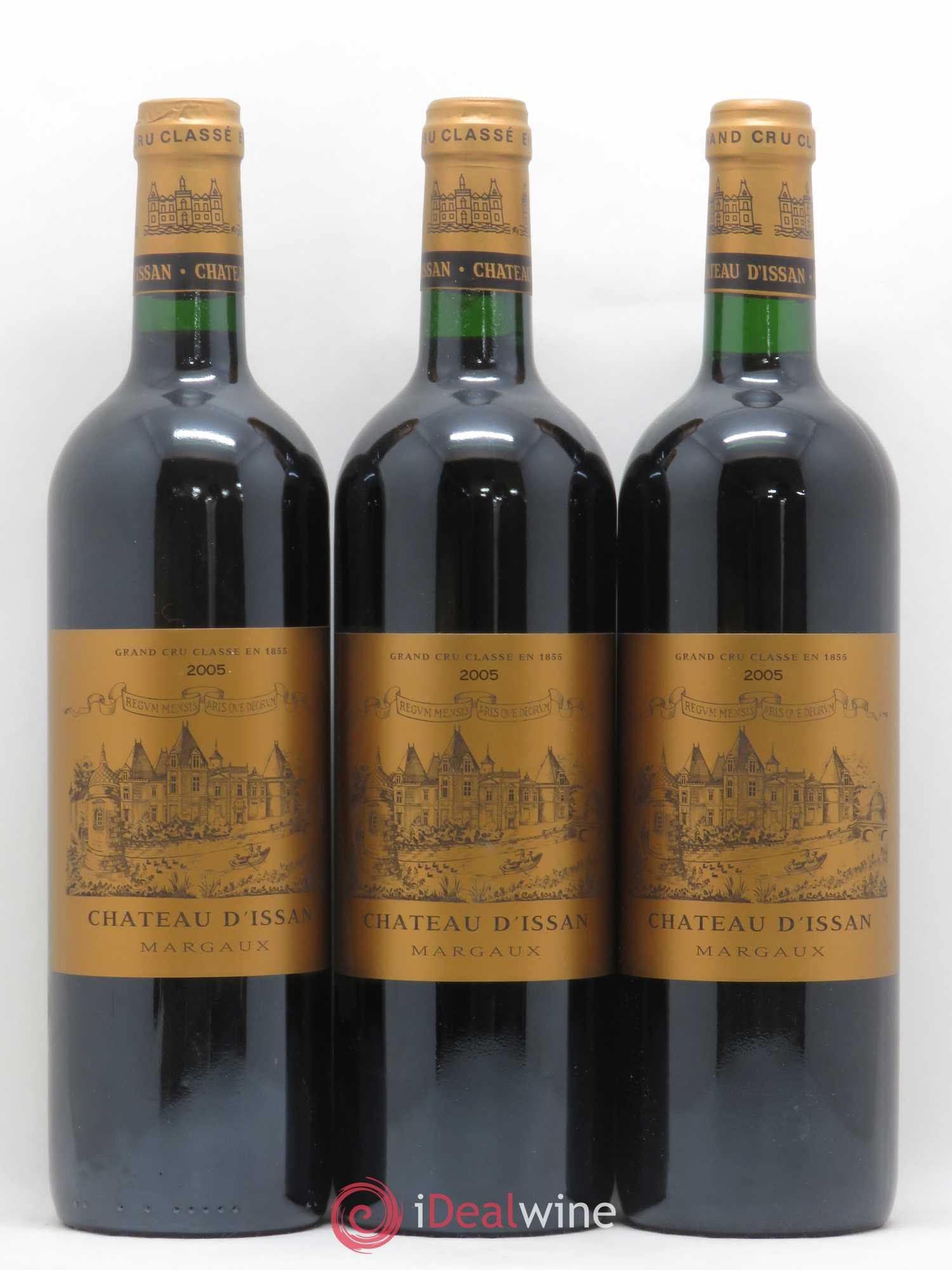 Château d'Issan 3ème Grand Cru Classé 2005 - Lot de 3 bouteilles - 0