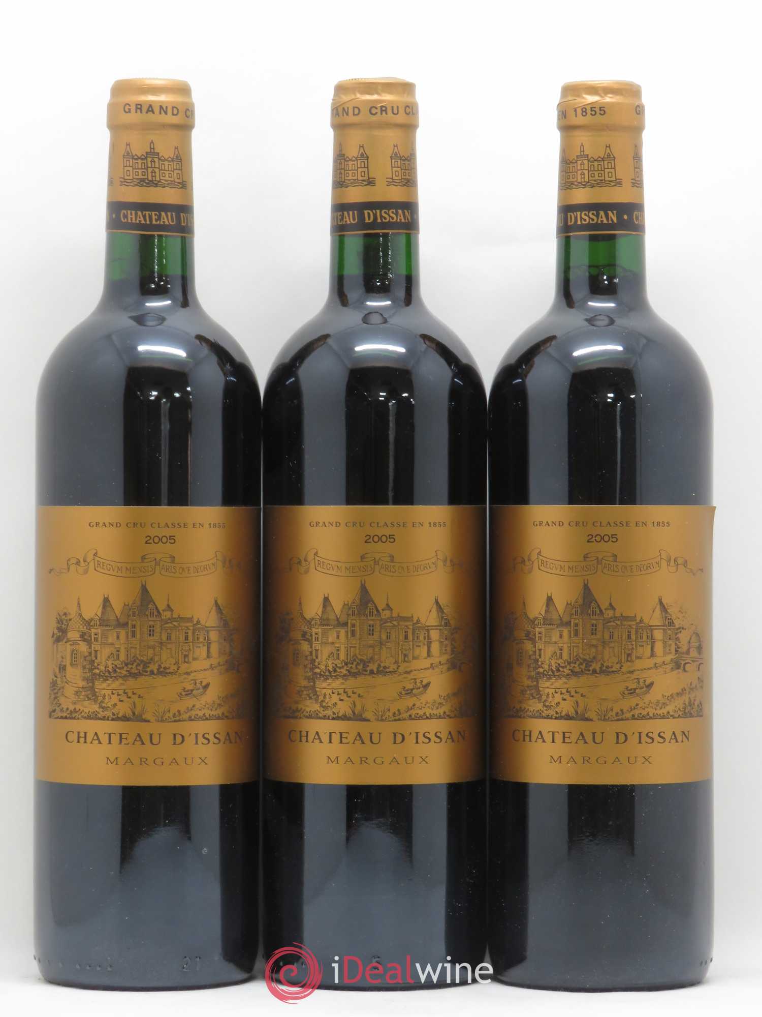 Château d'Issan 3ème Grand Cru Classé 2005 - Lot de 3 bouteilles - 0