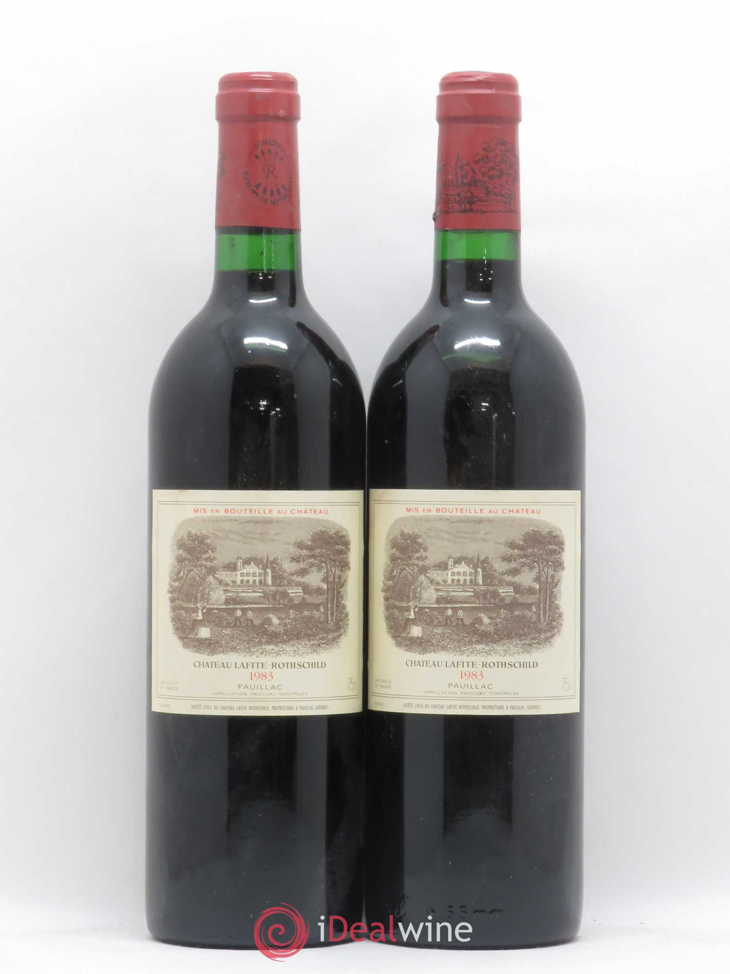 Château Lafite Rothschild 1er Grand Cru Classé 1983 - Lot de 2 bouteilles - 0