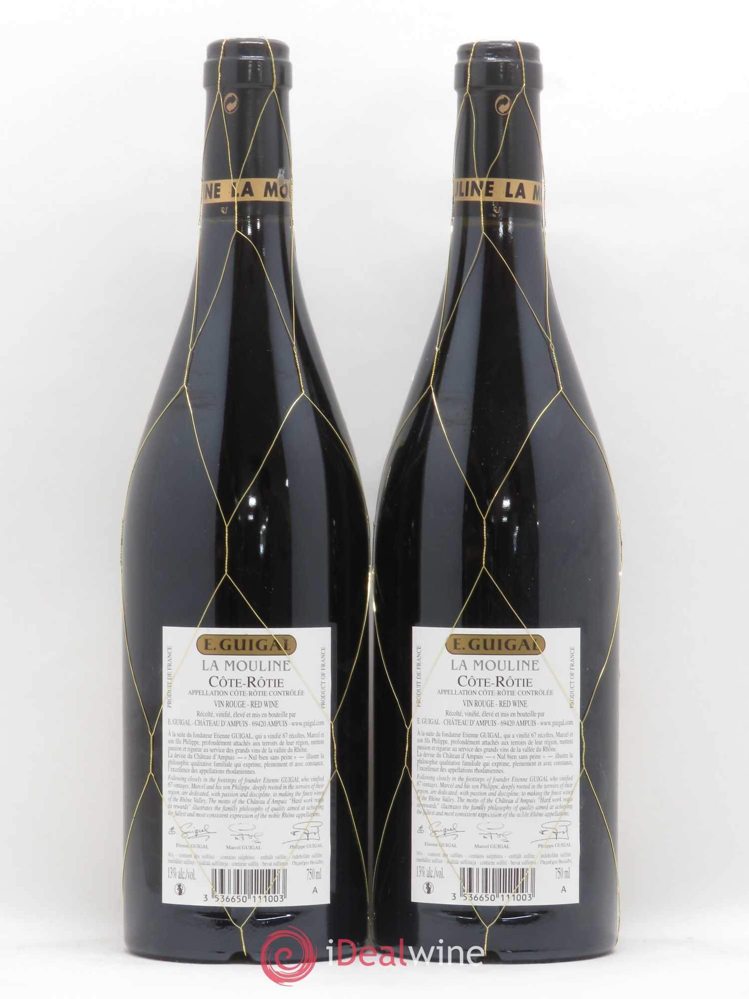 Côte-Rôtie La Mouline Guigal 2011 - Lot de 2 bouteilles - 1