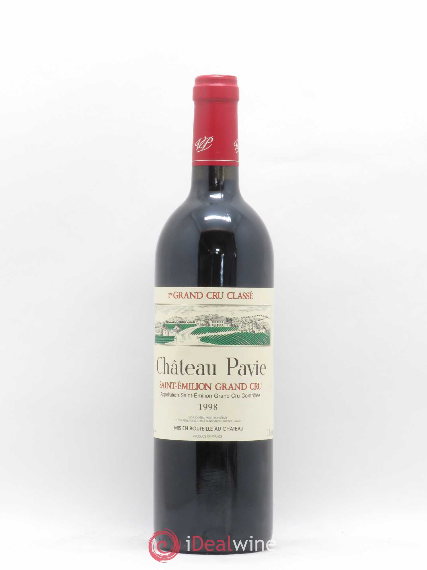Château Pavie 1er Grand Cru Classé A 1998 - Lot de 1 bouteille - 0
