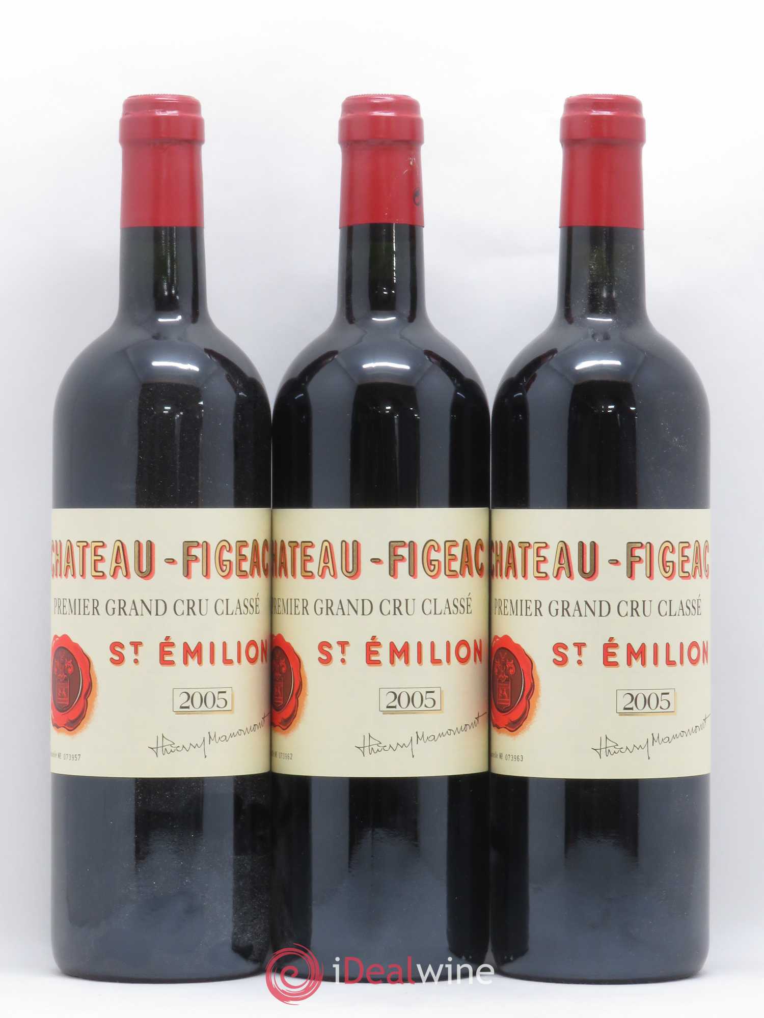 Château Figeac 1er Grand Cru Classé A 2005 - Lot de 12 bouteilles - 1