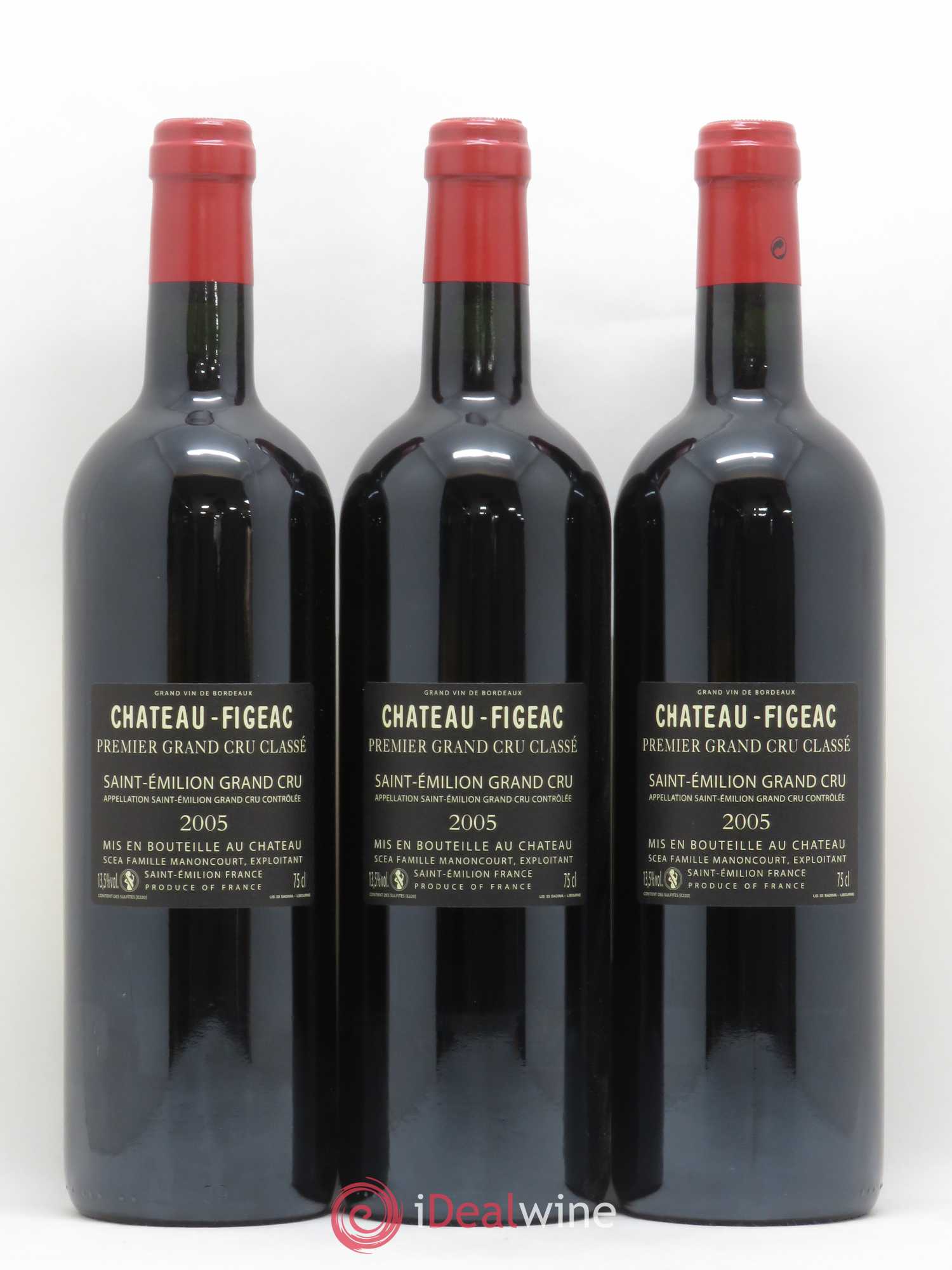 Château Figeac 1er Grand Cru Classé A 2005 - Lot de 12 bouteilles - 2