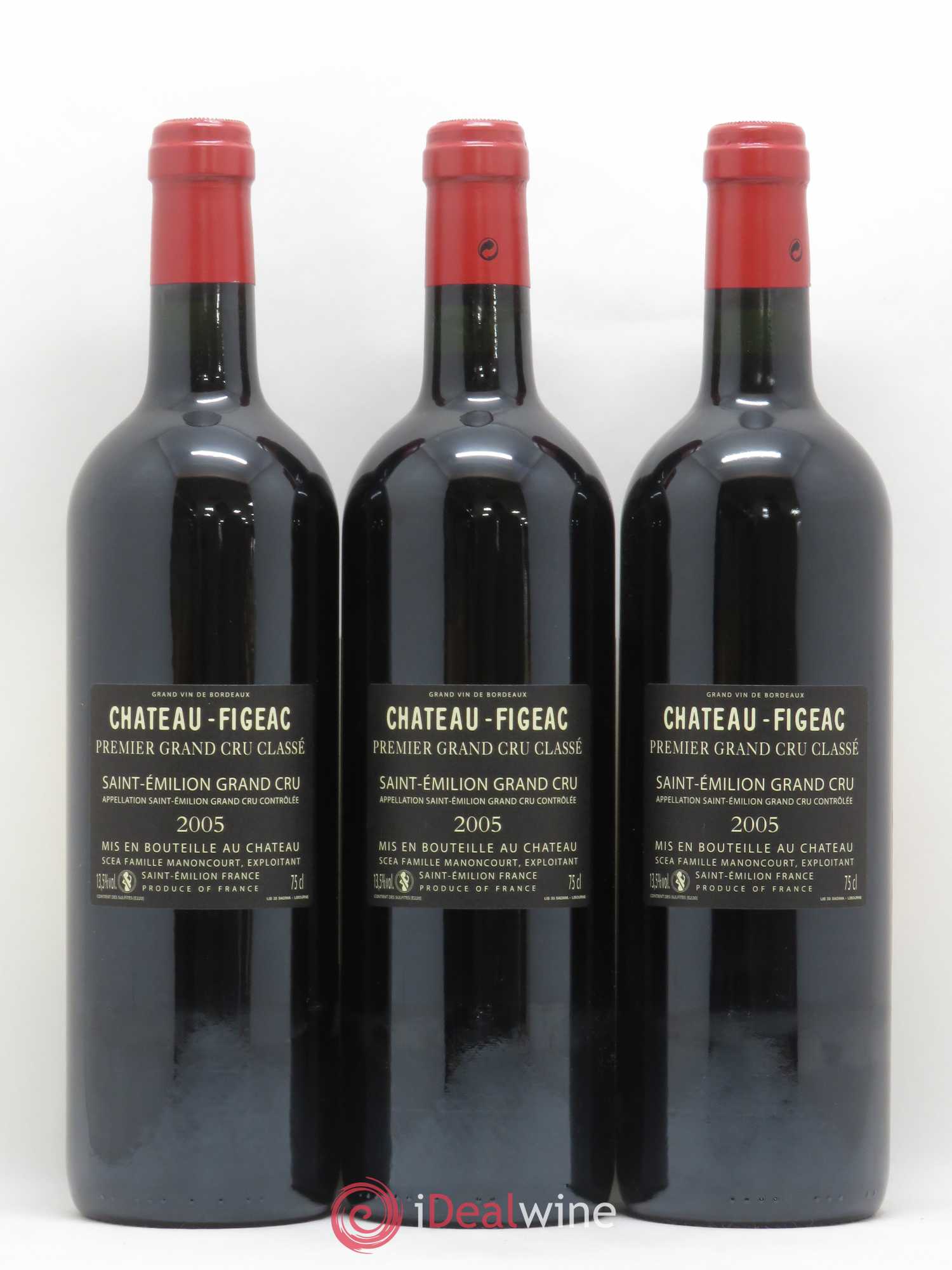 Château Figeac 1er Grand Cru Classé A 2005 - Lot de 12 bouteilles - 8