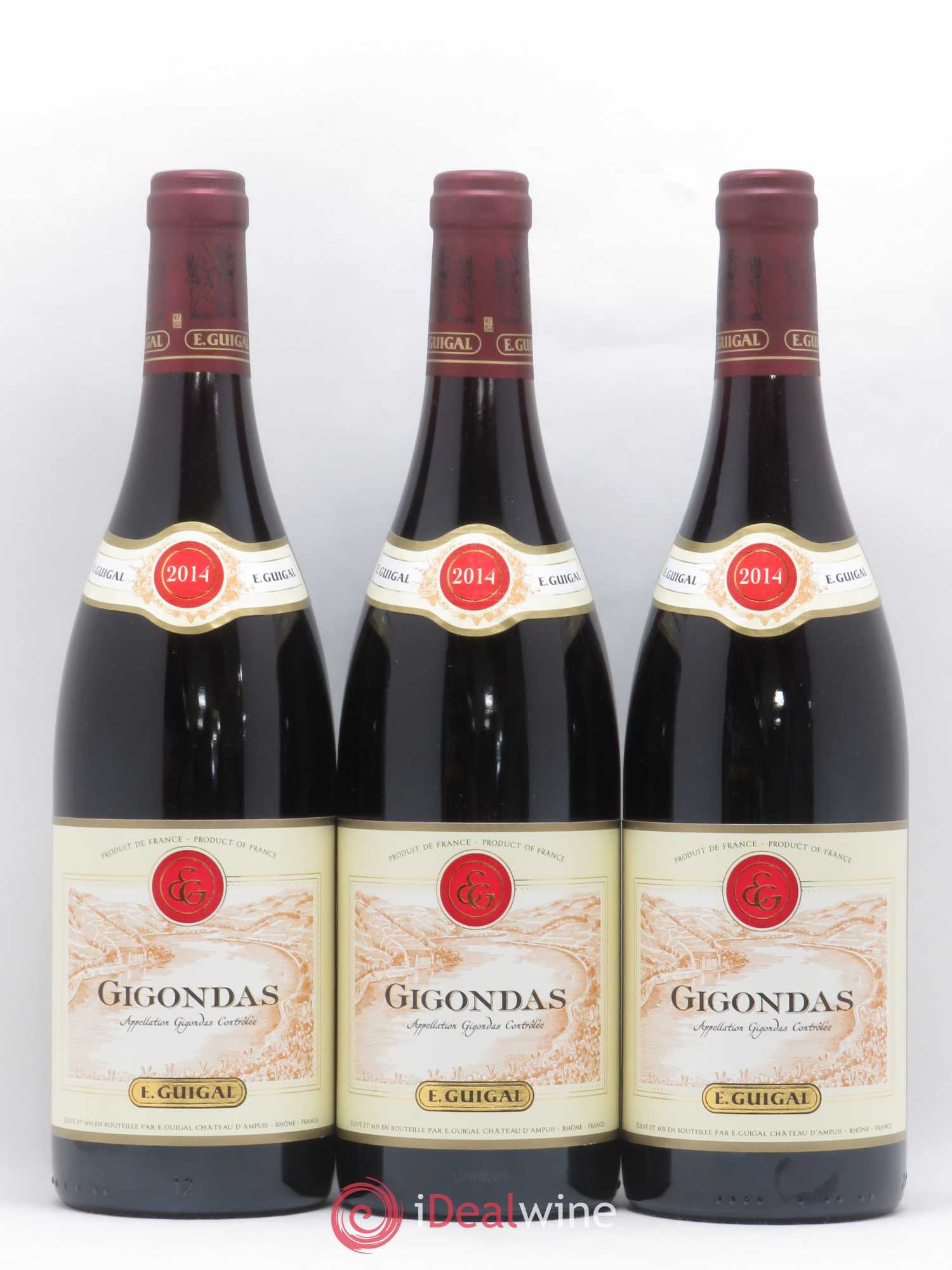 Gigondas Guigal 2014 - Lot de 5 bouteilles - 1