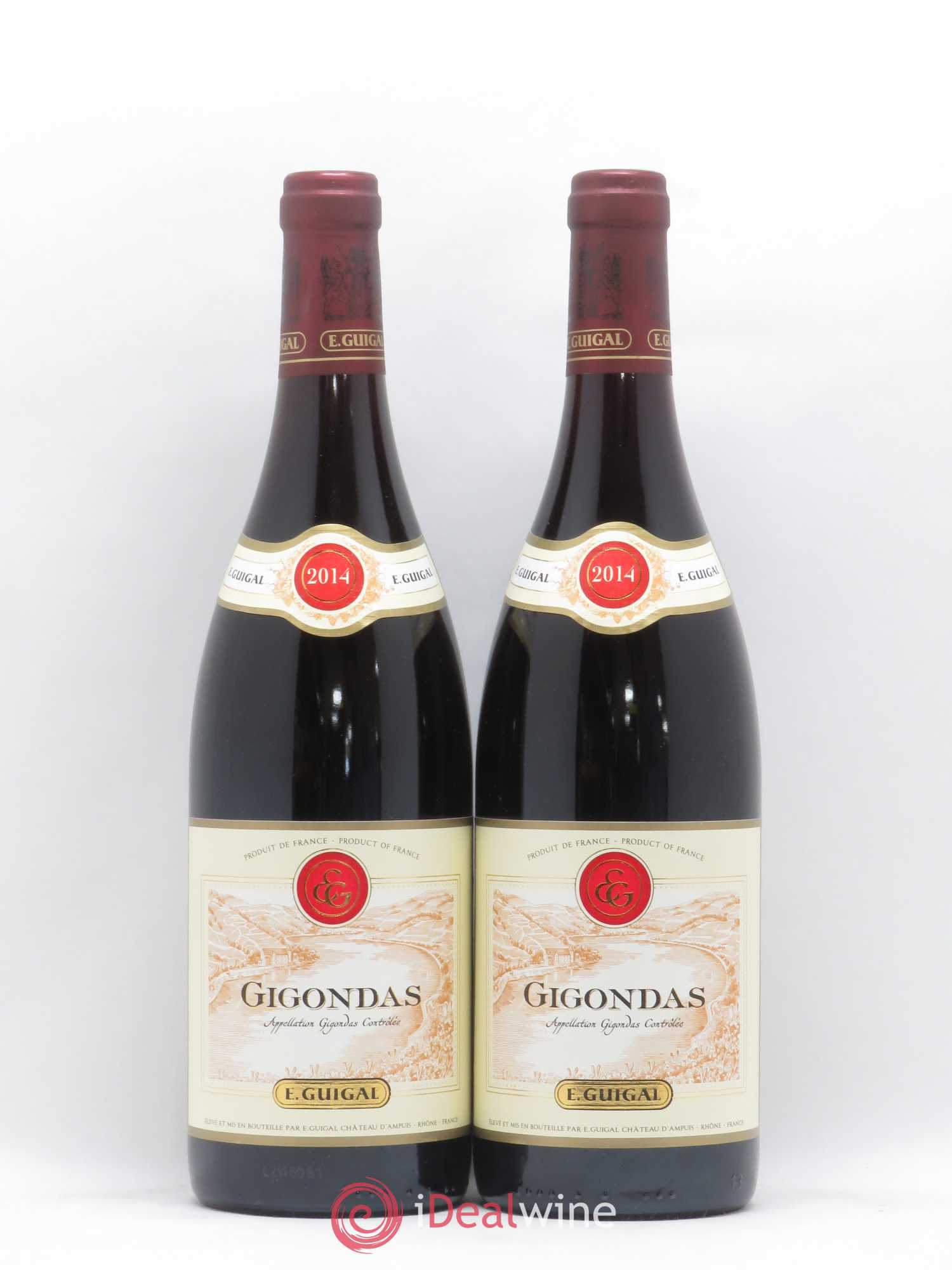 Gigondas Guigal 2014 - Lot de 5 bouteilles - 2