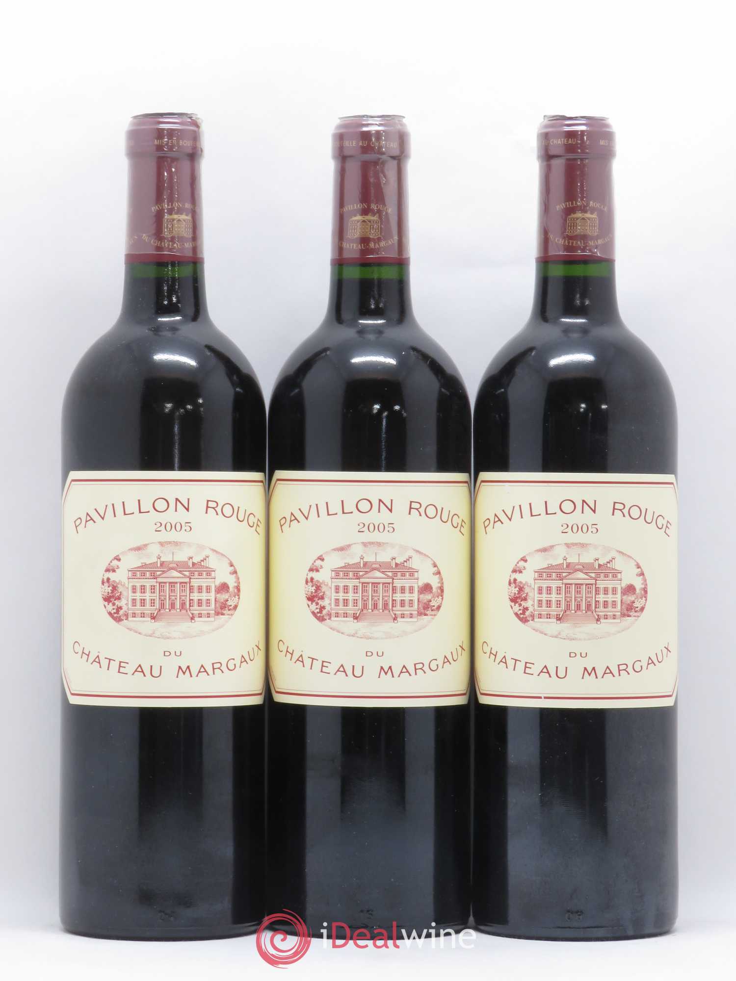 Pavillon Rouge du Château Margaux Second Vin 2005 - Lot de 3 bouteilles - 0
