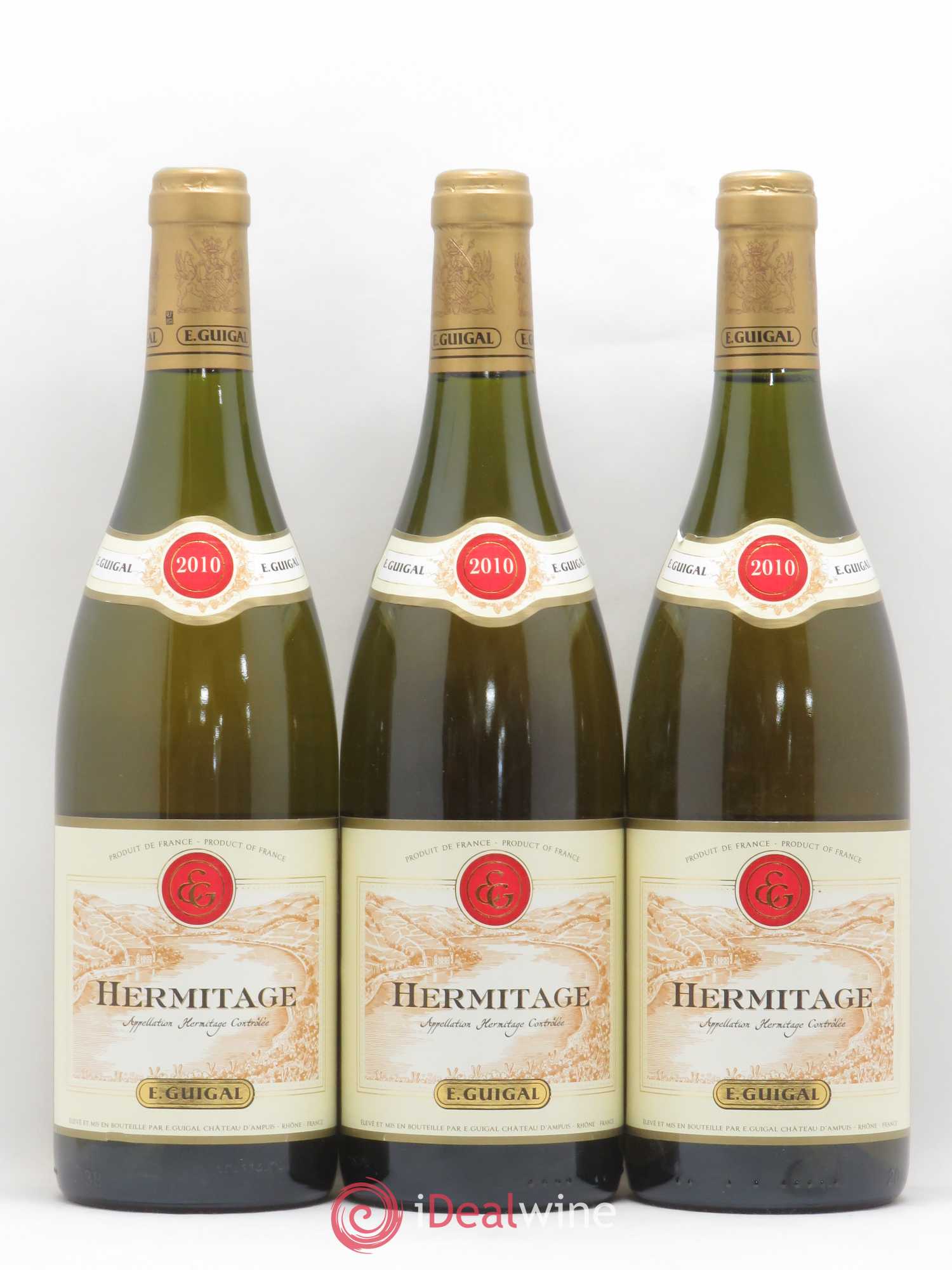 Hermitage Guigal 2010 - Lot de 3 bouteilles - 0