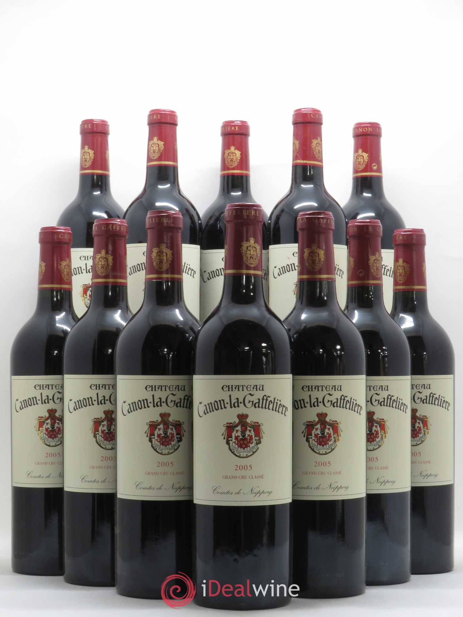 Château Canon la Gaffelière 1er Grand Cru Classé B 2005 - Lot de 12 bouteilles - 0