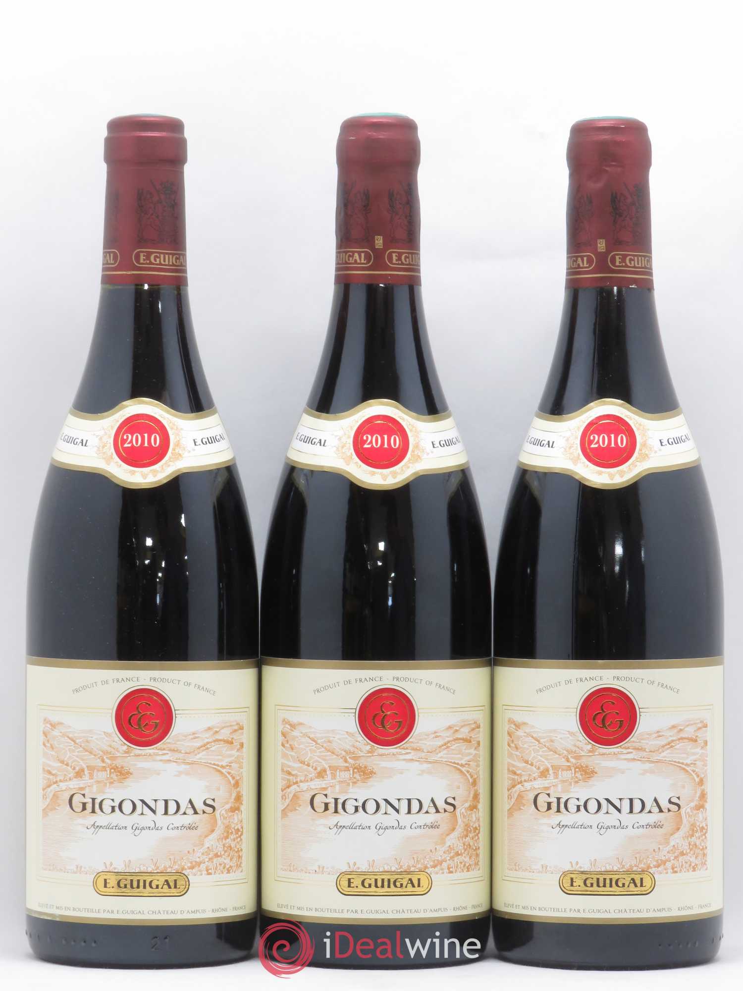 Gigondas Guigal 2010 - Lot de 6 bouteilles - 1