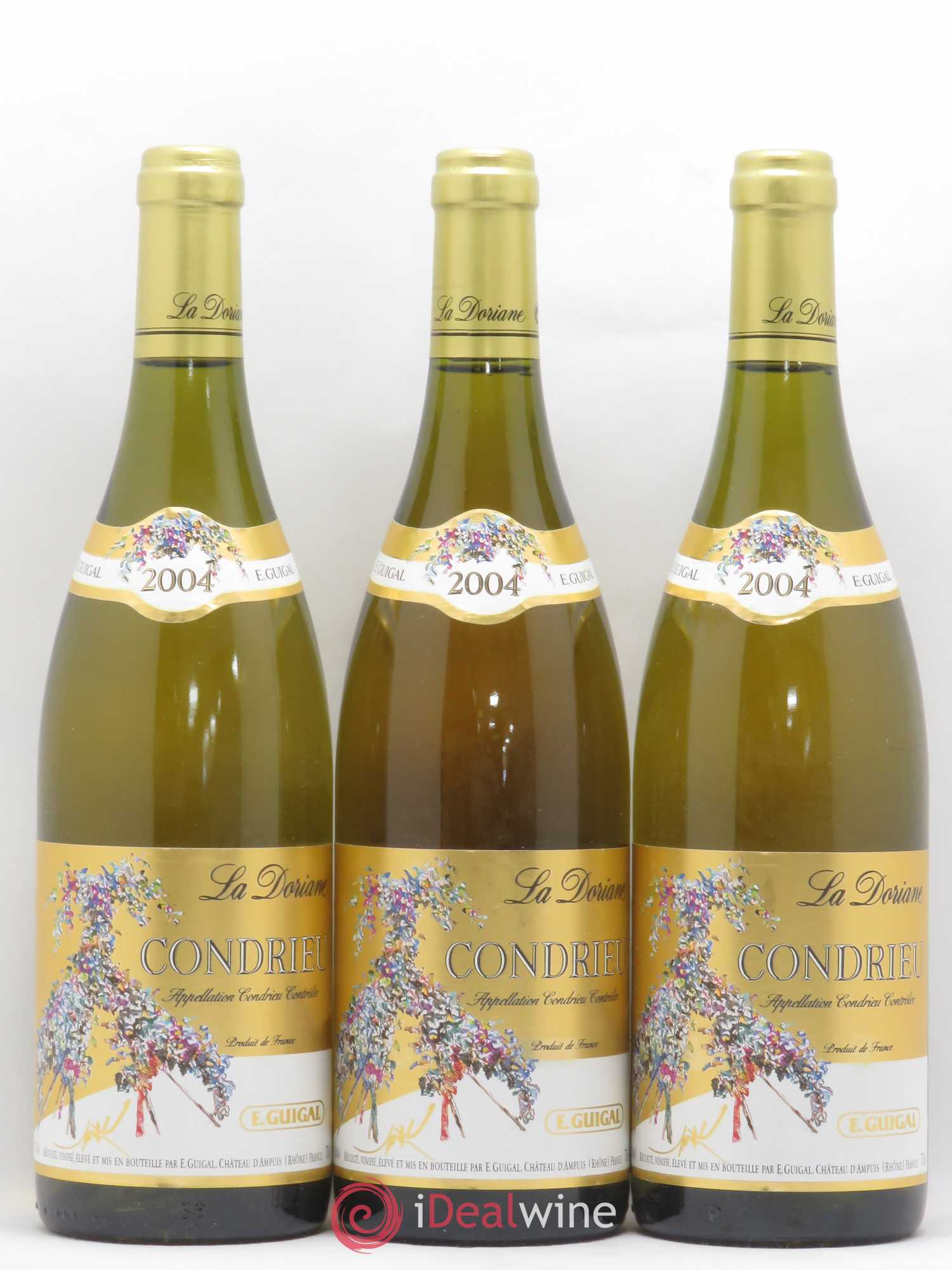 Condrieu La Doriane Guigal 2004 - Lot de 3 bouteilles - 0