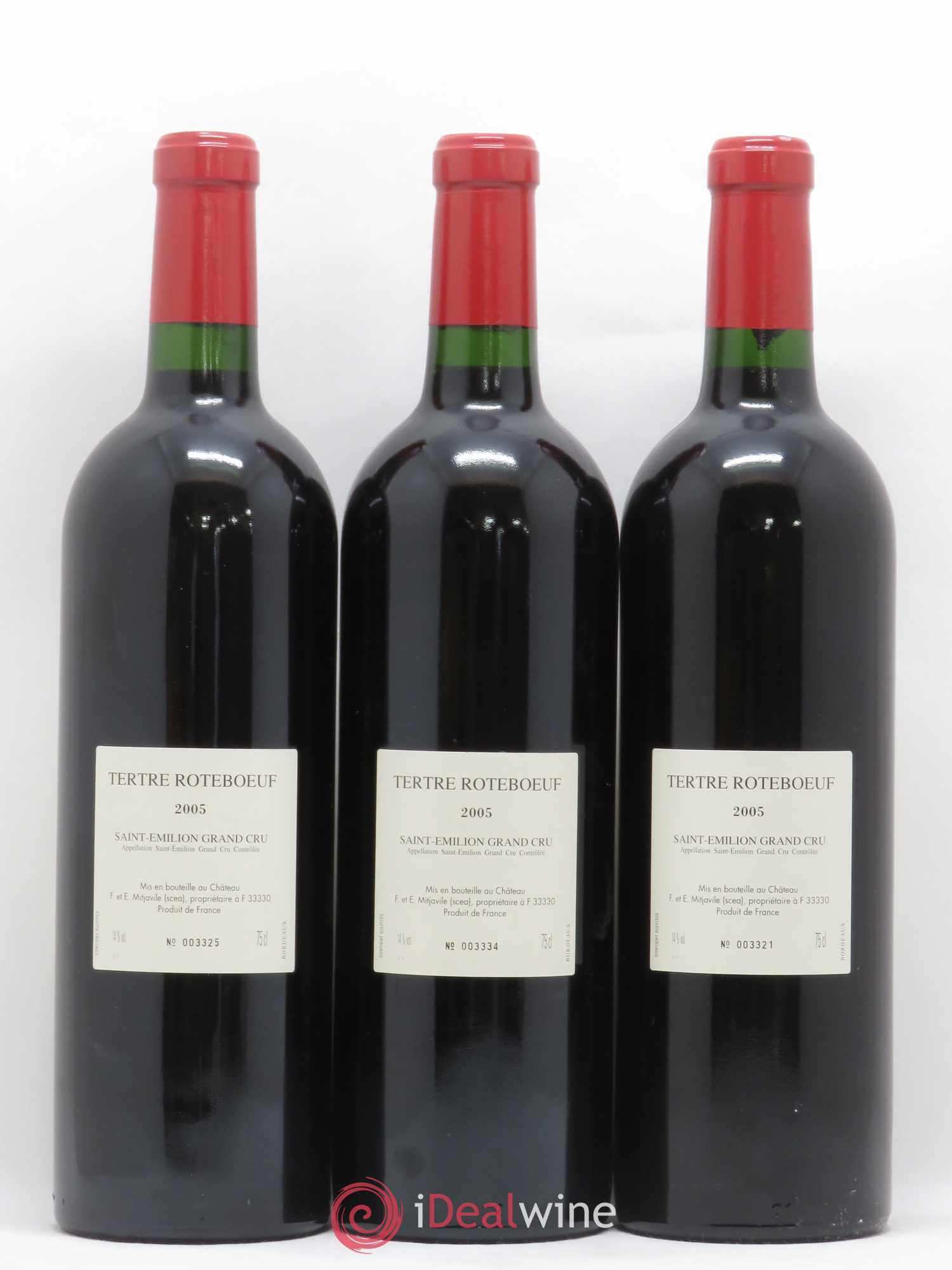Château Tertre Roteboeuf 2005 - Lot de 3 bouteilles - 1