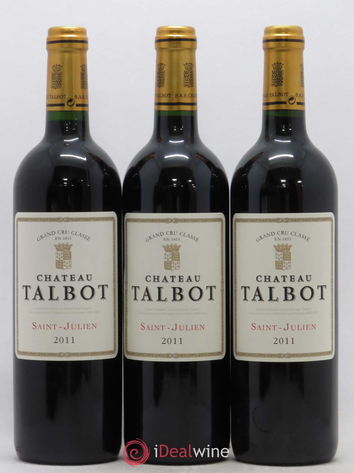 Château Talbot 4ème Grand Cru Classé 2011 - Lot de 12 bouteilles - 2