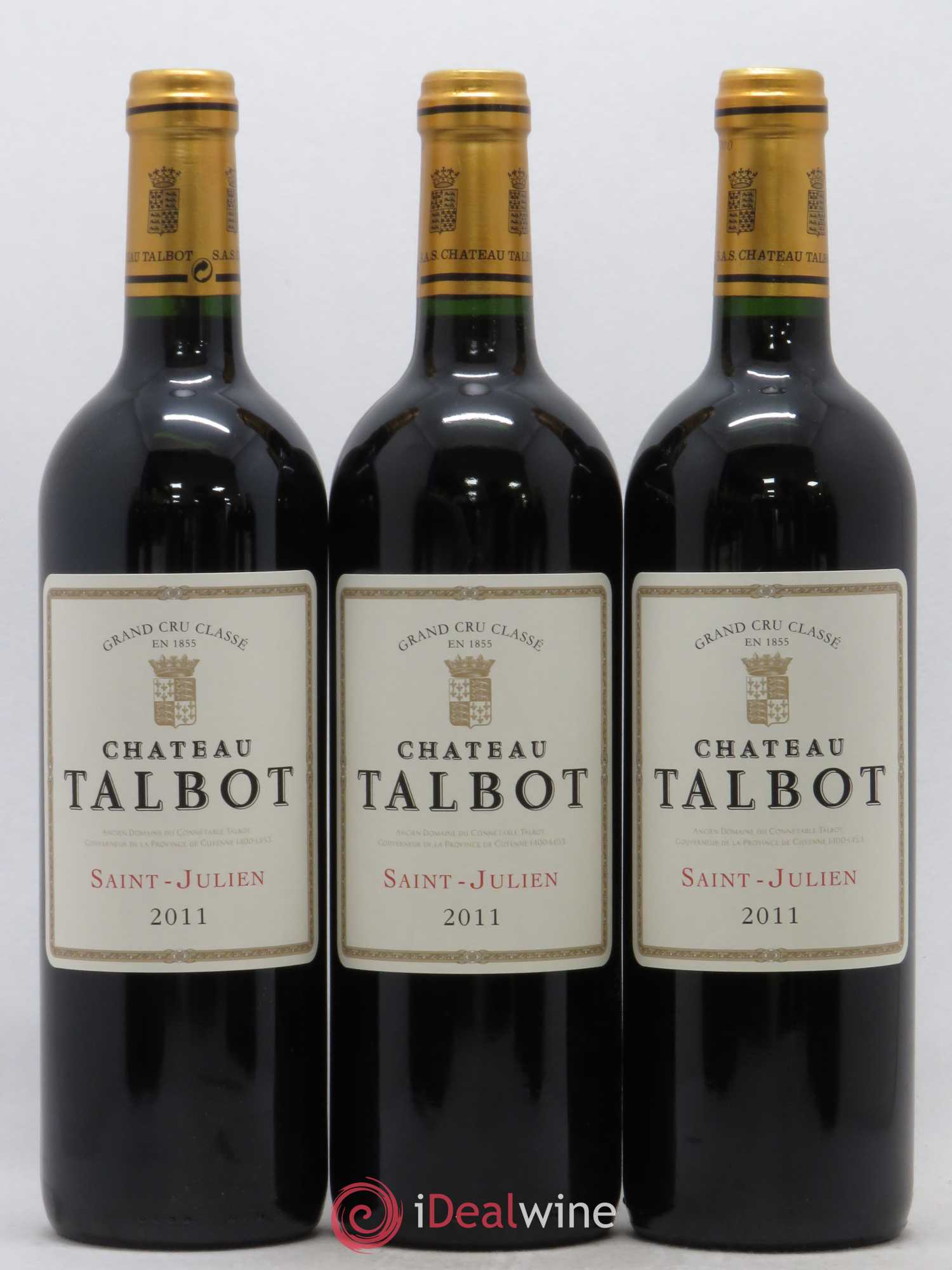 Château Talbot 4ème Grand Cru Classé 2011 - Lot de 12 bouteilles - 4