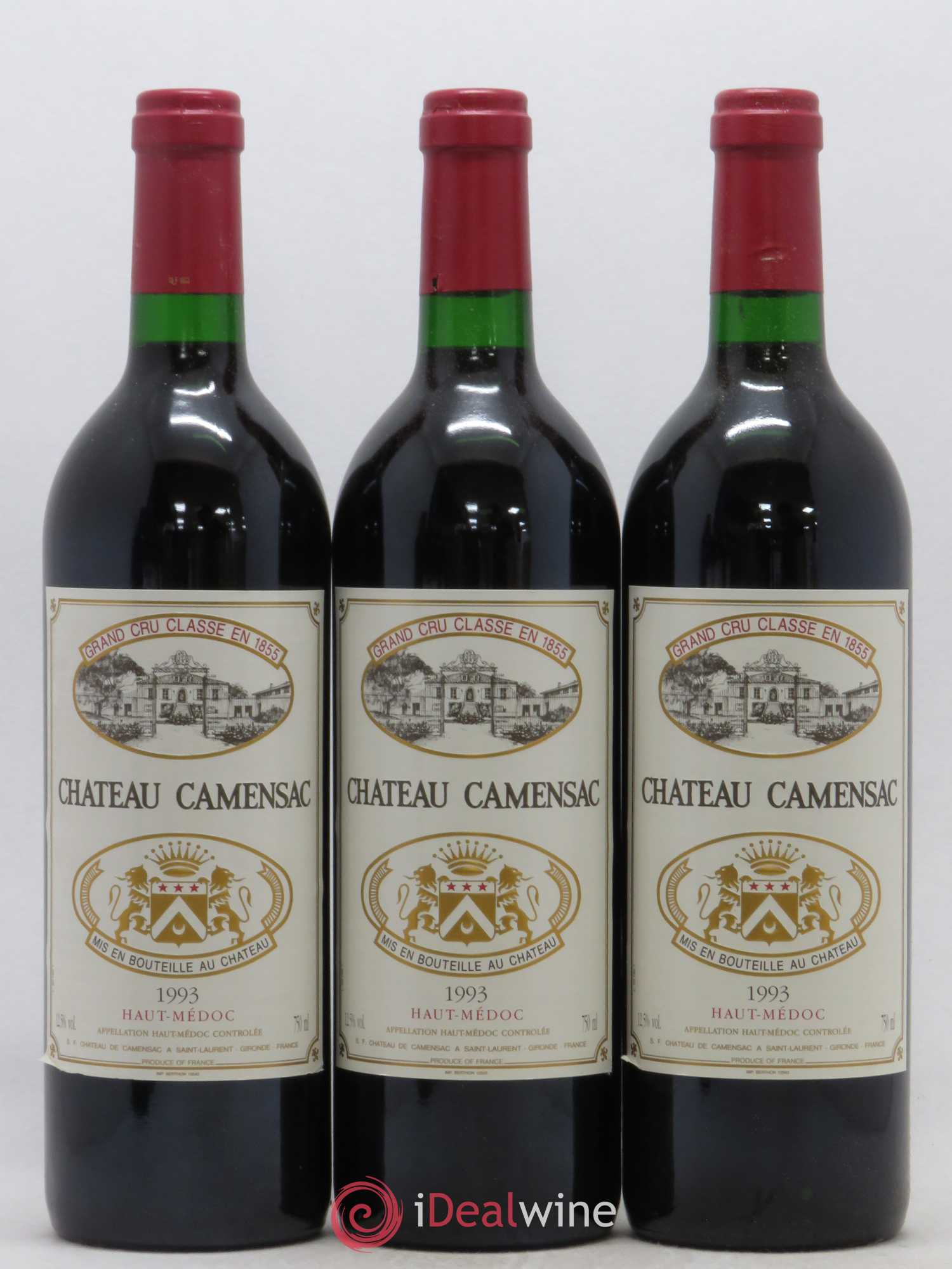 Château Camensac 5ème Grand Cru Classé 1993 - Lot de 6 bouteilles - 2