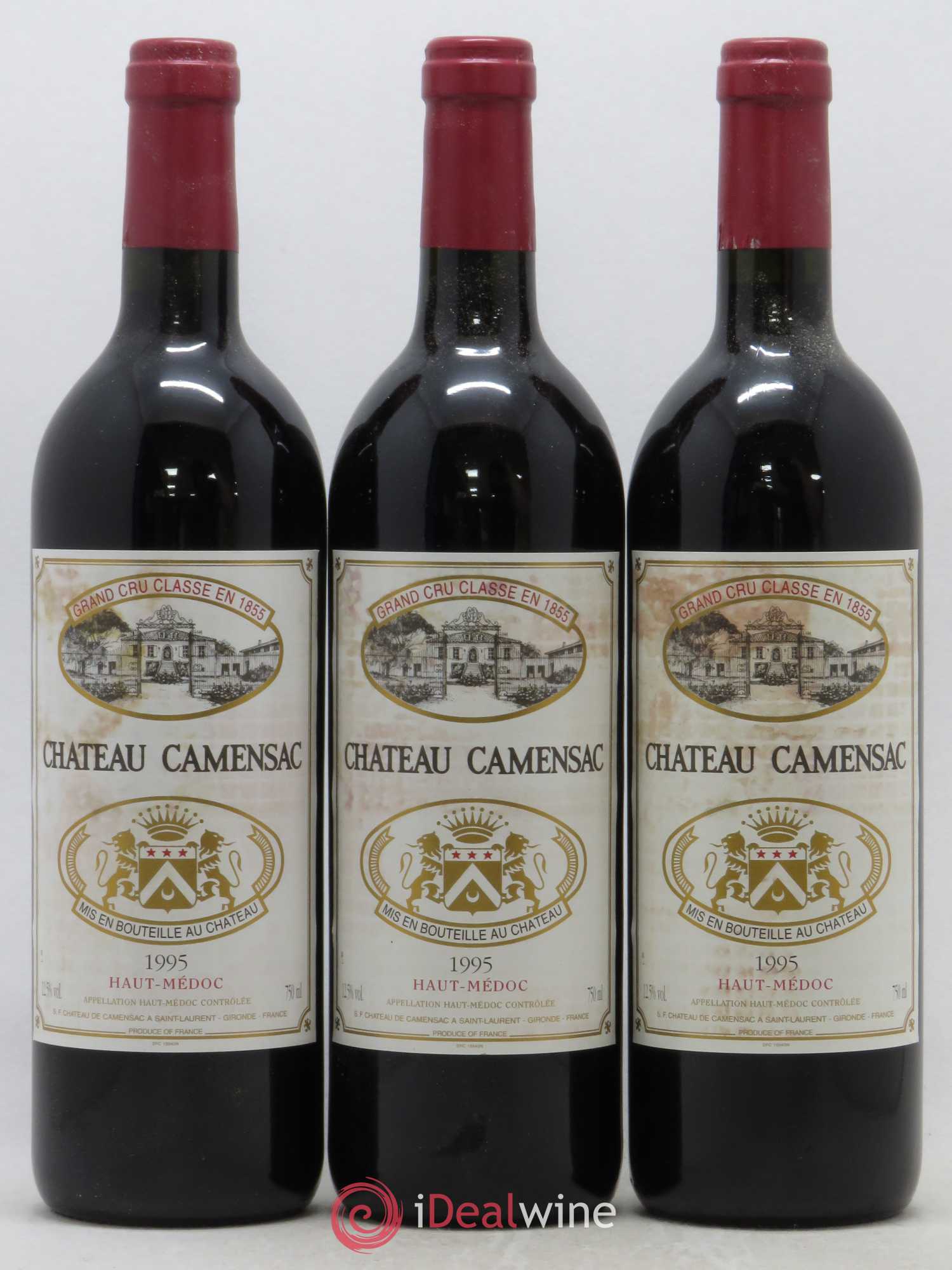 Château Camensac 5ème Grand Cru Classé 1995 - Lot de 12 bouteilles - 1