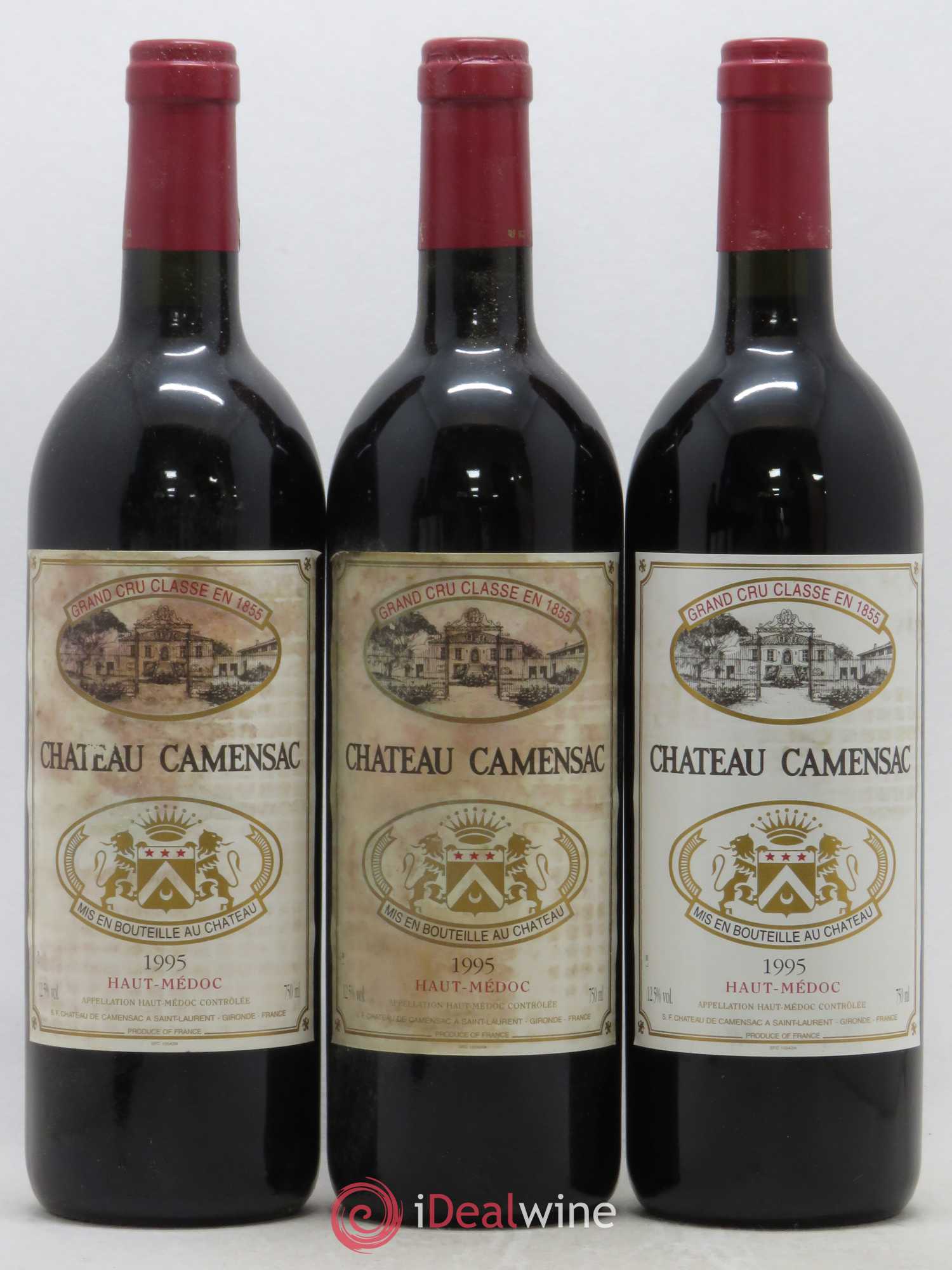 Château Camensac 5ème Grand Cru Classé 1995 - Lot de 12 bouteilles - 2